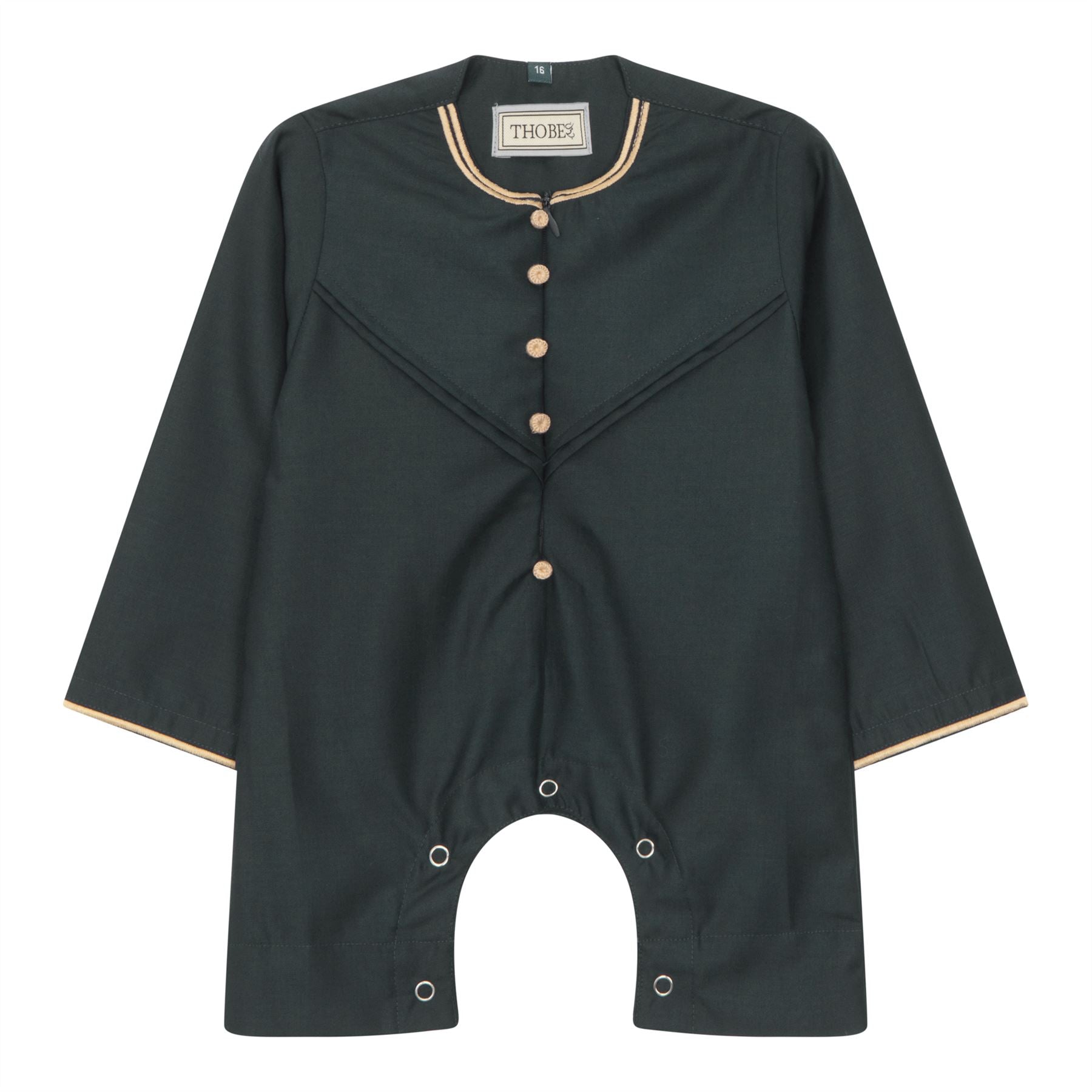 Baby Boys Omani Eid Thobe Saudi Emirati Jubba Robe Romper