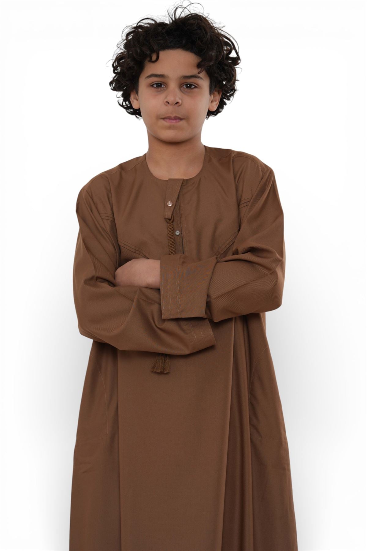 Kids Boys Eid Moroccan Jubba Robe Djellaba Ramadan Eid Thobe - K-HM11