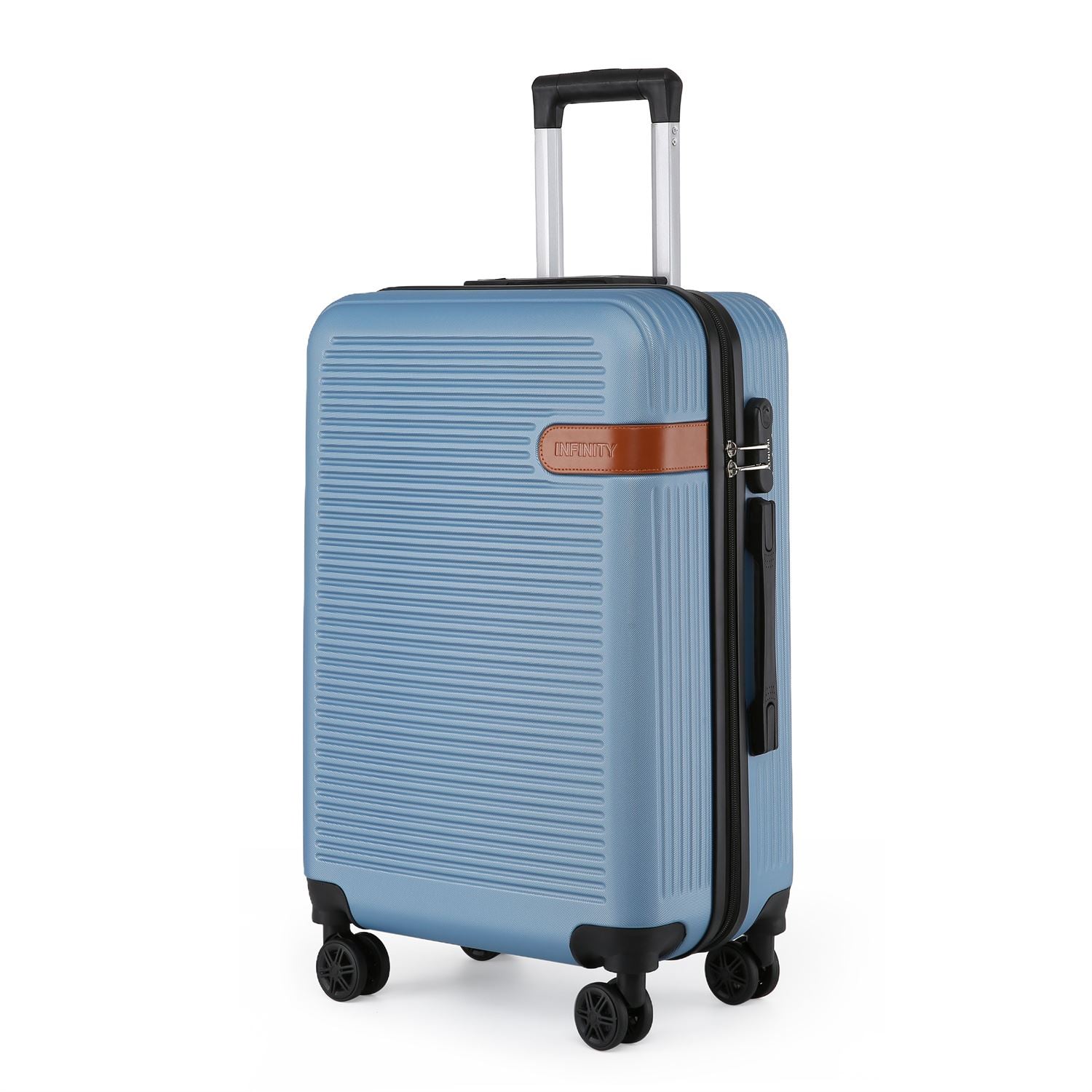 Calgary Medium Hard Shell Suitcase in Blue