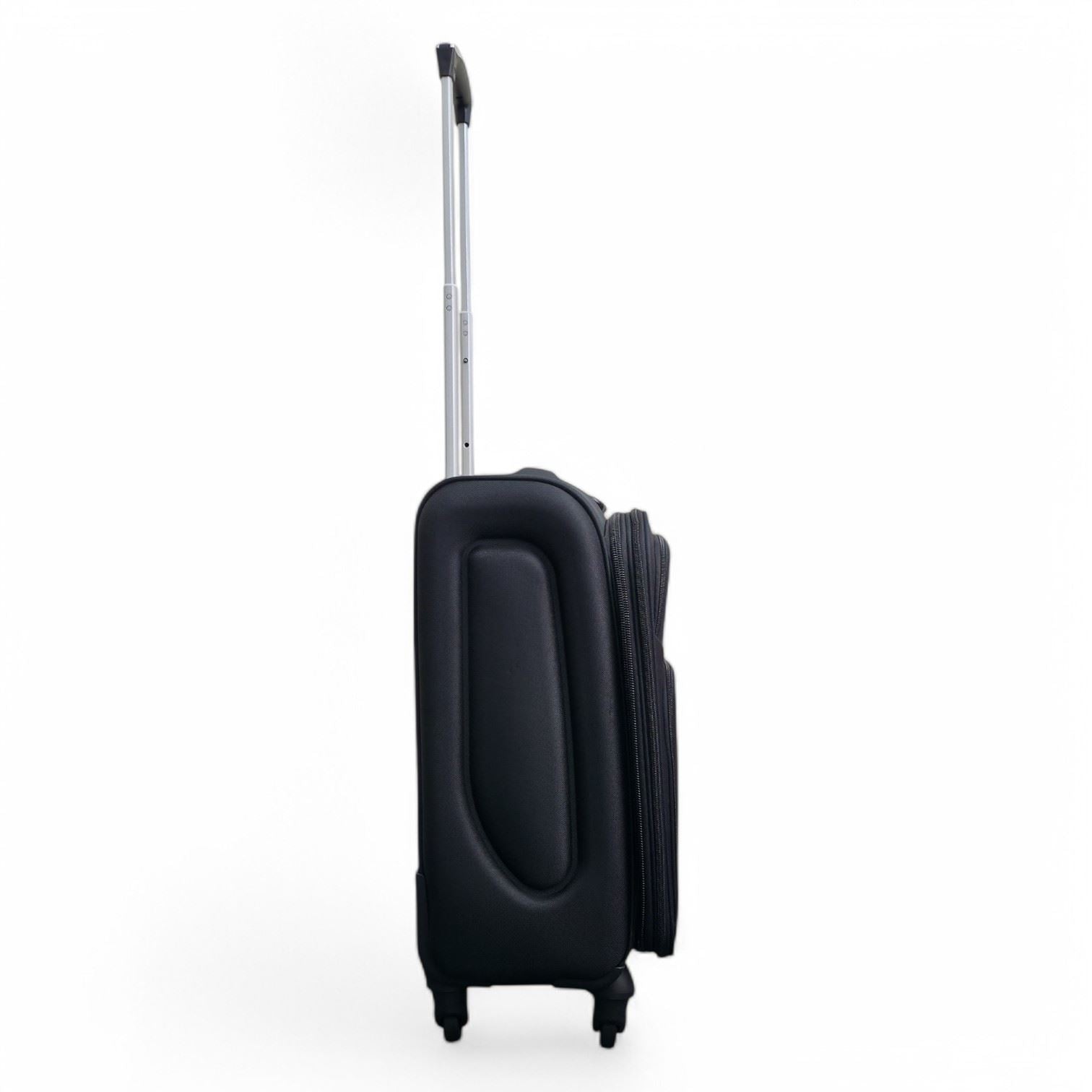 Nagoya Cabin Soft Shell Suitcase in Black