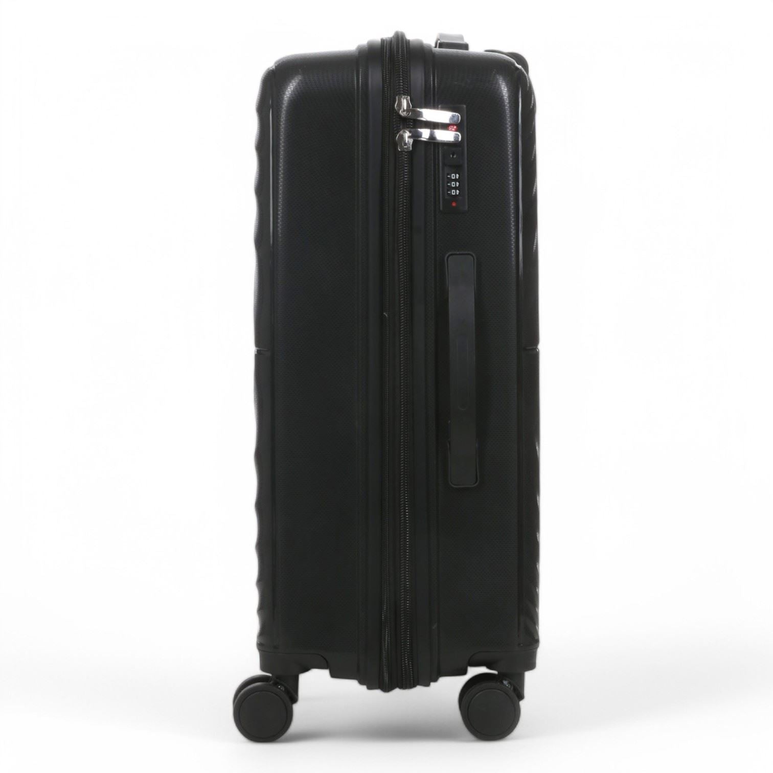 Balranald Medium Hard Shell Suitcase in Black
