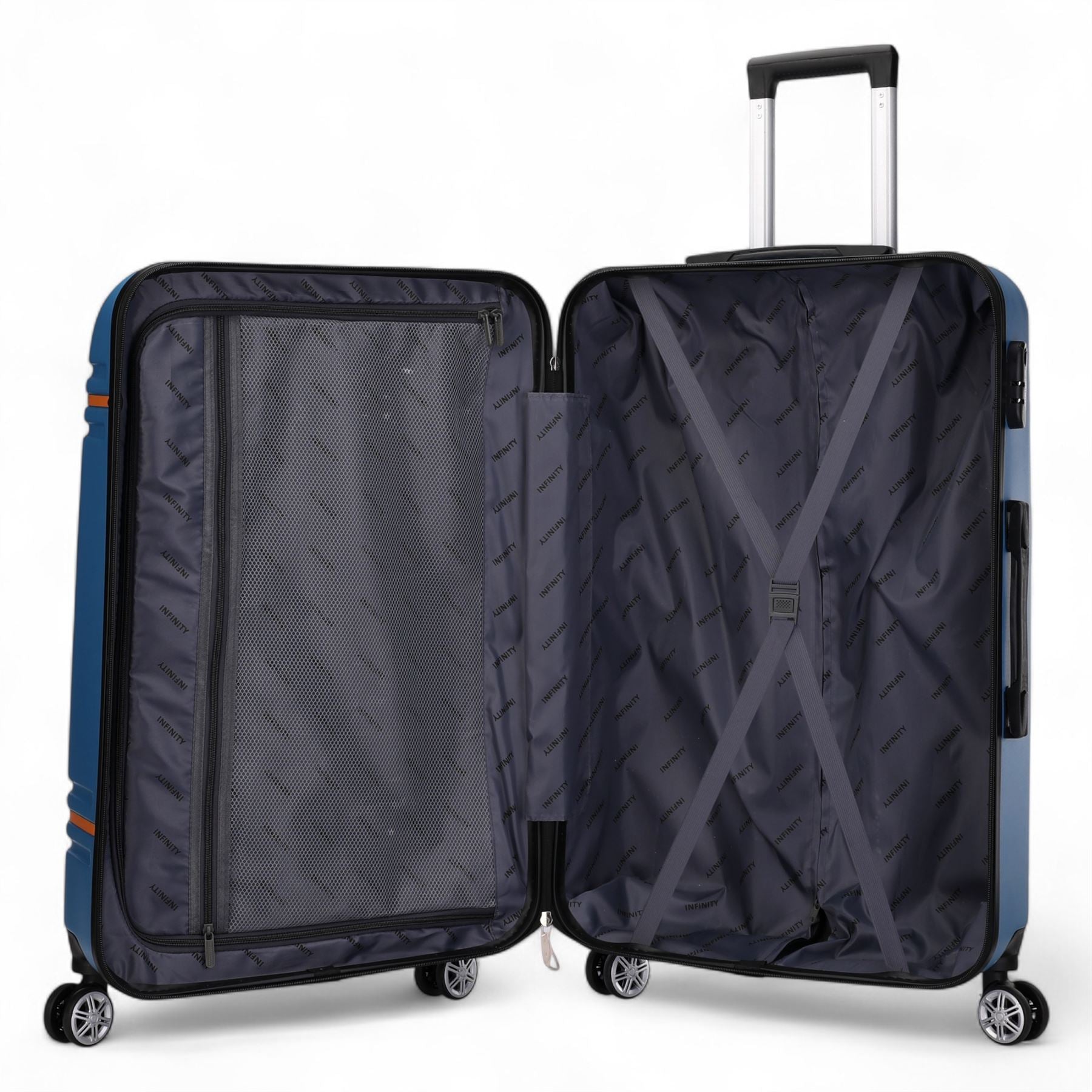 Calgary Medium Hard Shell Suitcase in Blue