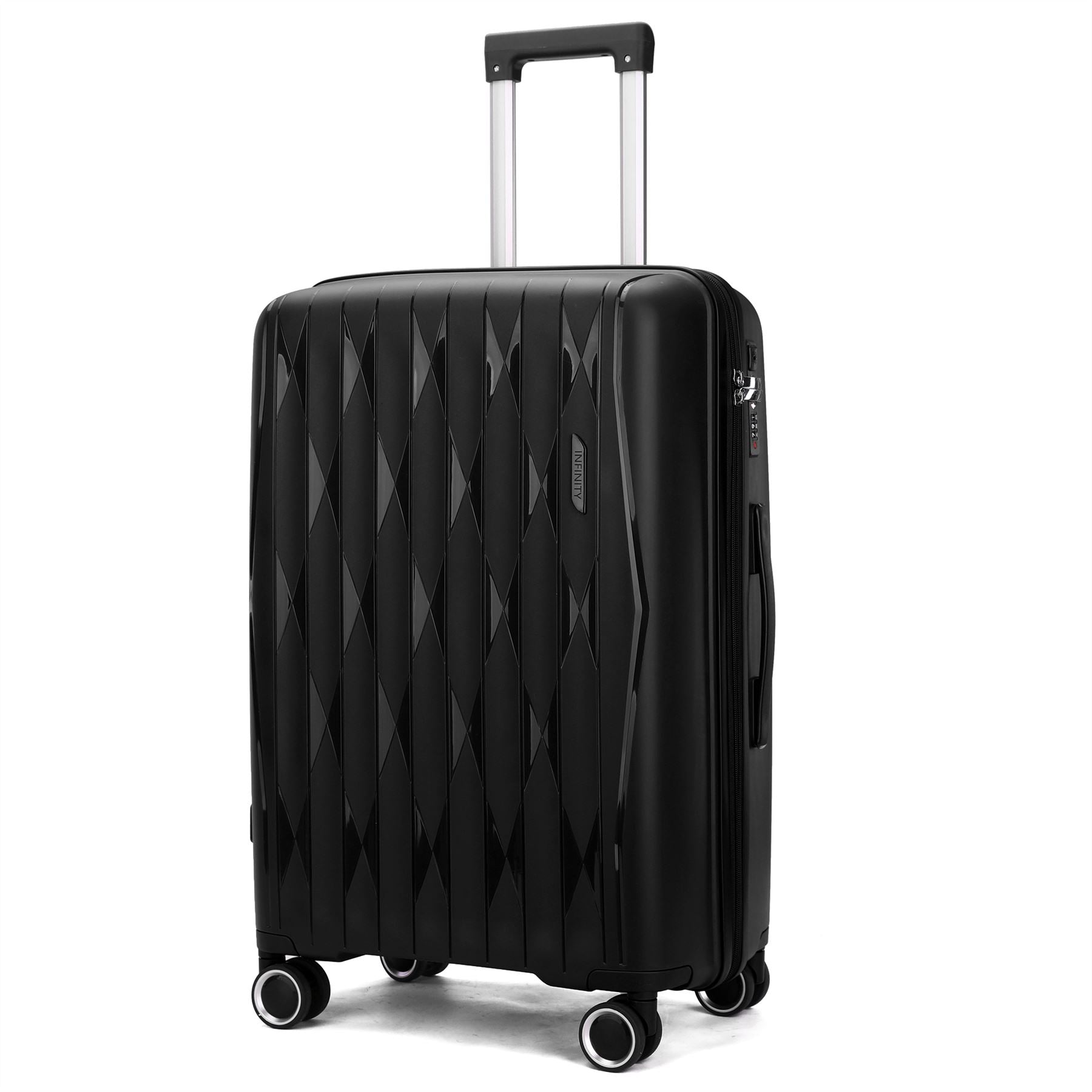 Burnaby Large Hard Shell Suitcase in Black