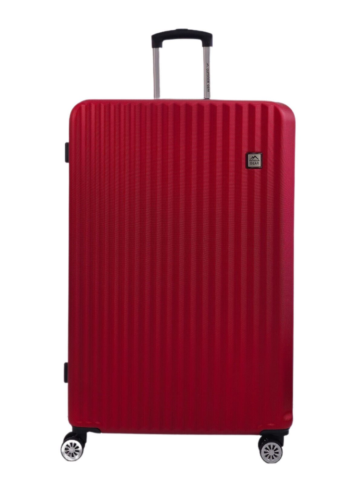 Albertville Extra Large Hard Shell Suitcase in Burgundy