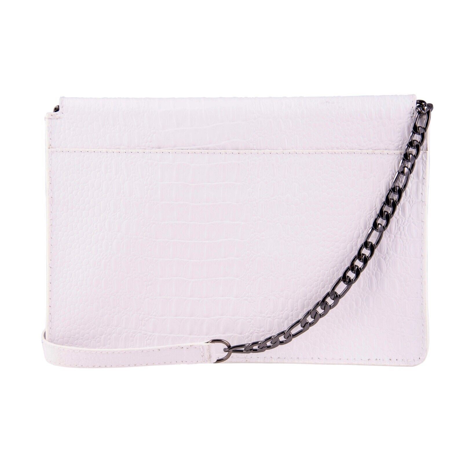 Womens Leather Clutch Cross Body Shoulder Printed Cowhide Bag