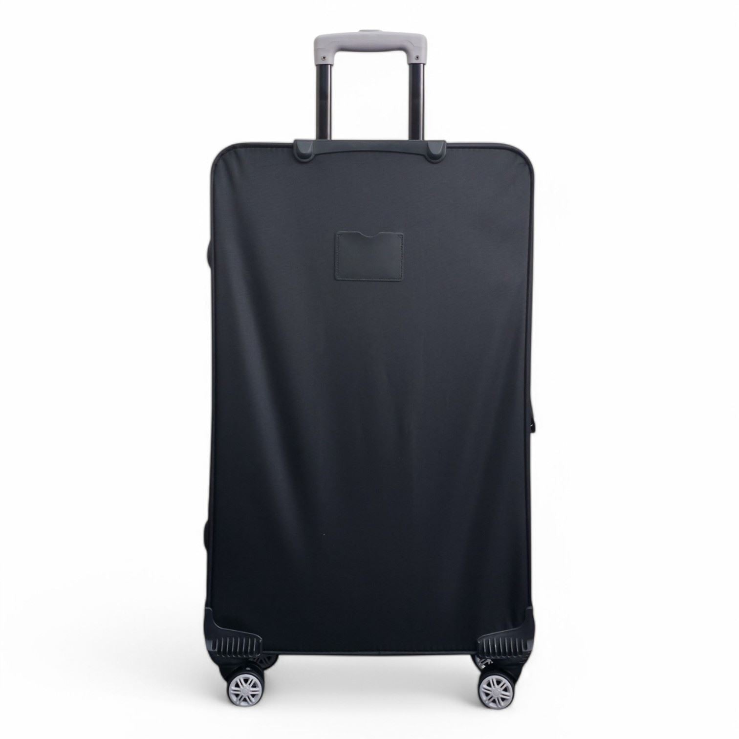 Handa Large Soft Shell Suitcase in Black