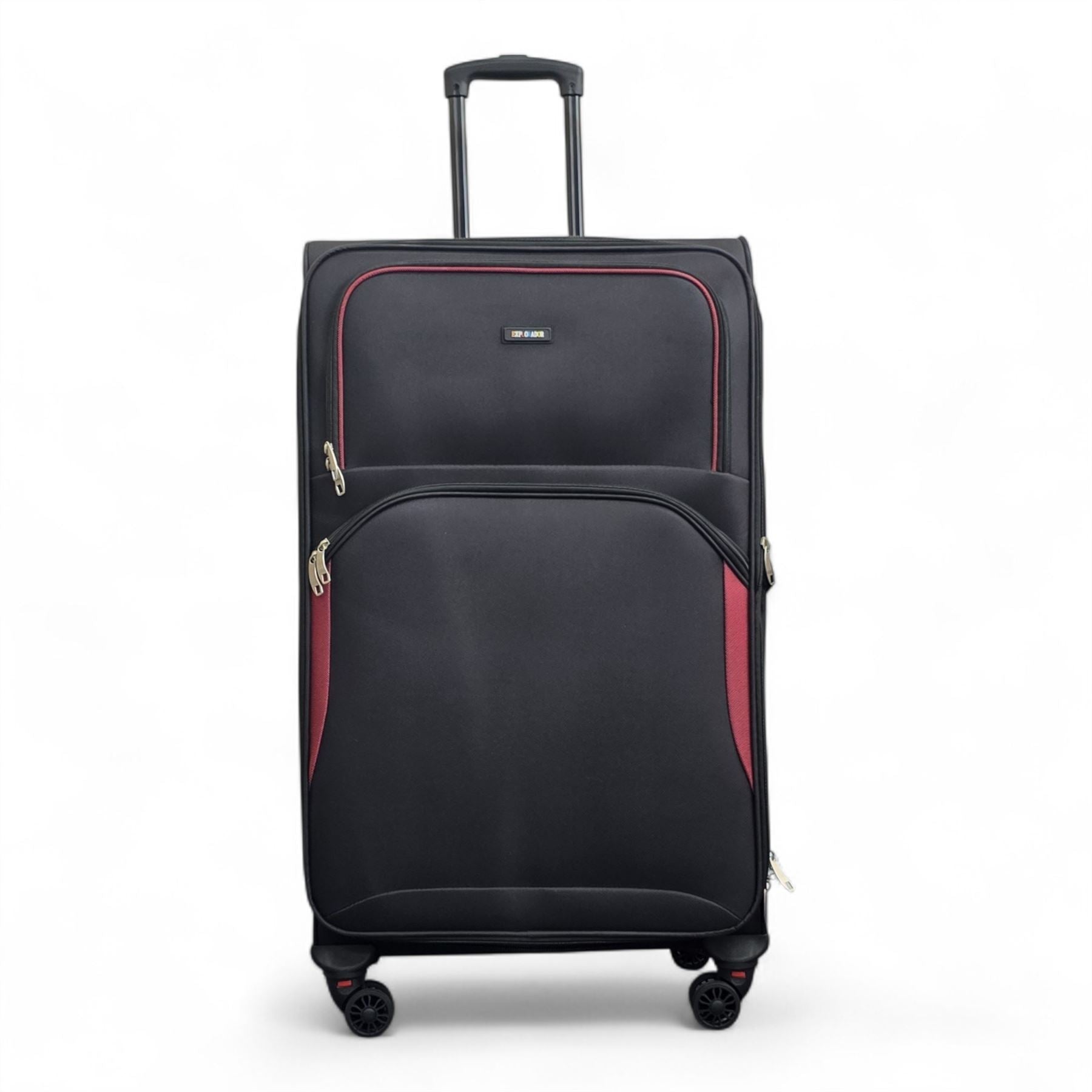 Gosford Large Soft Shell Suitcase in Black