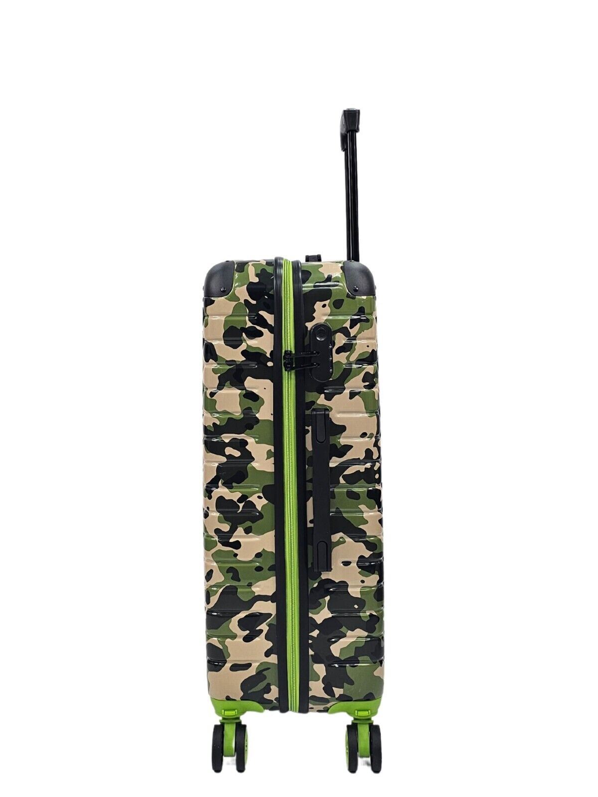 Hardshell Camo Robust ABS Suitcase Set
