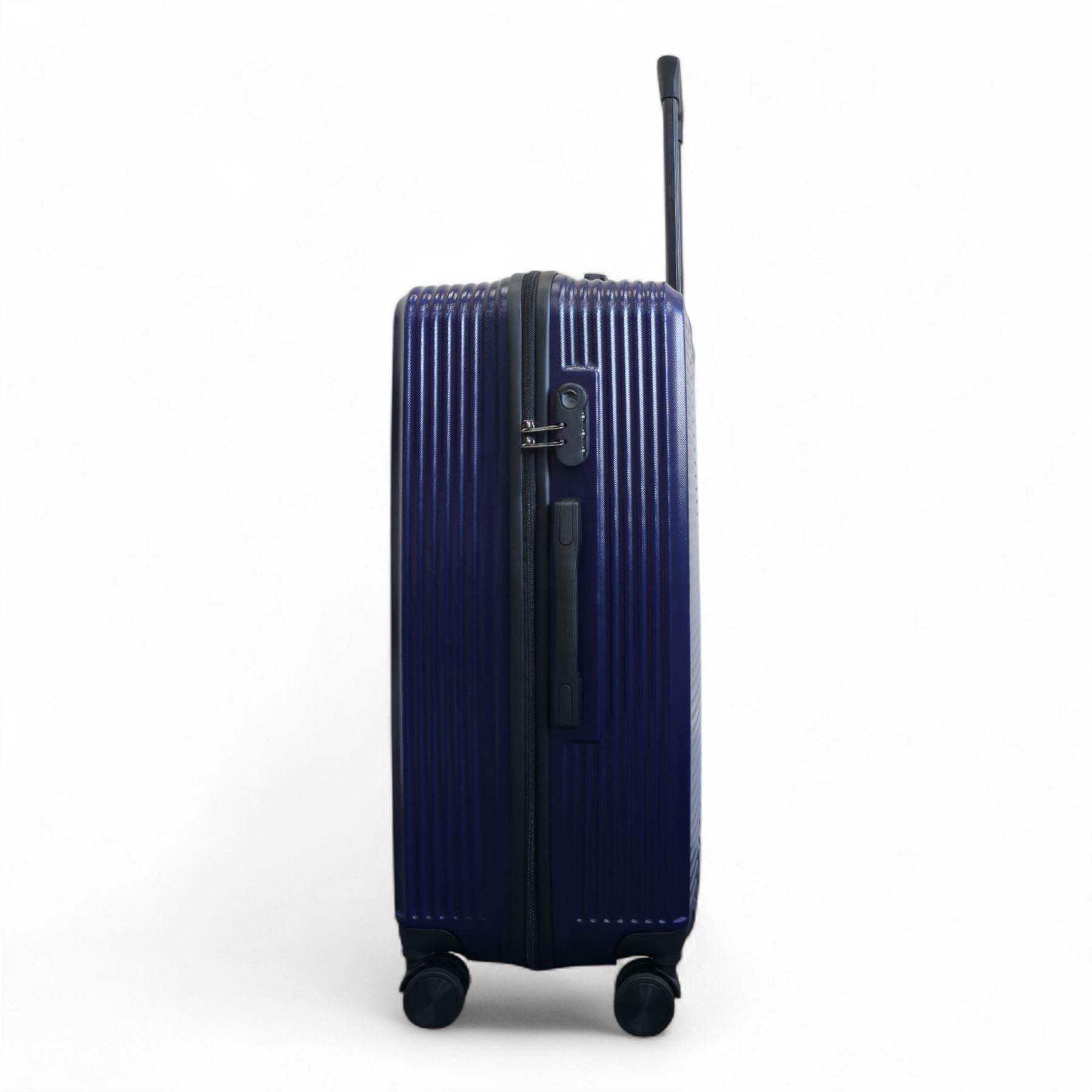 Junee Large Hard Shell Suitcase in Navy Blue