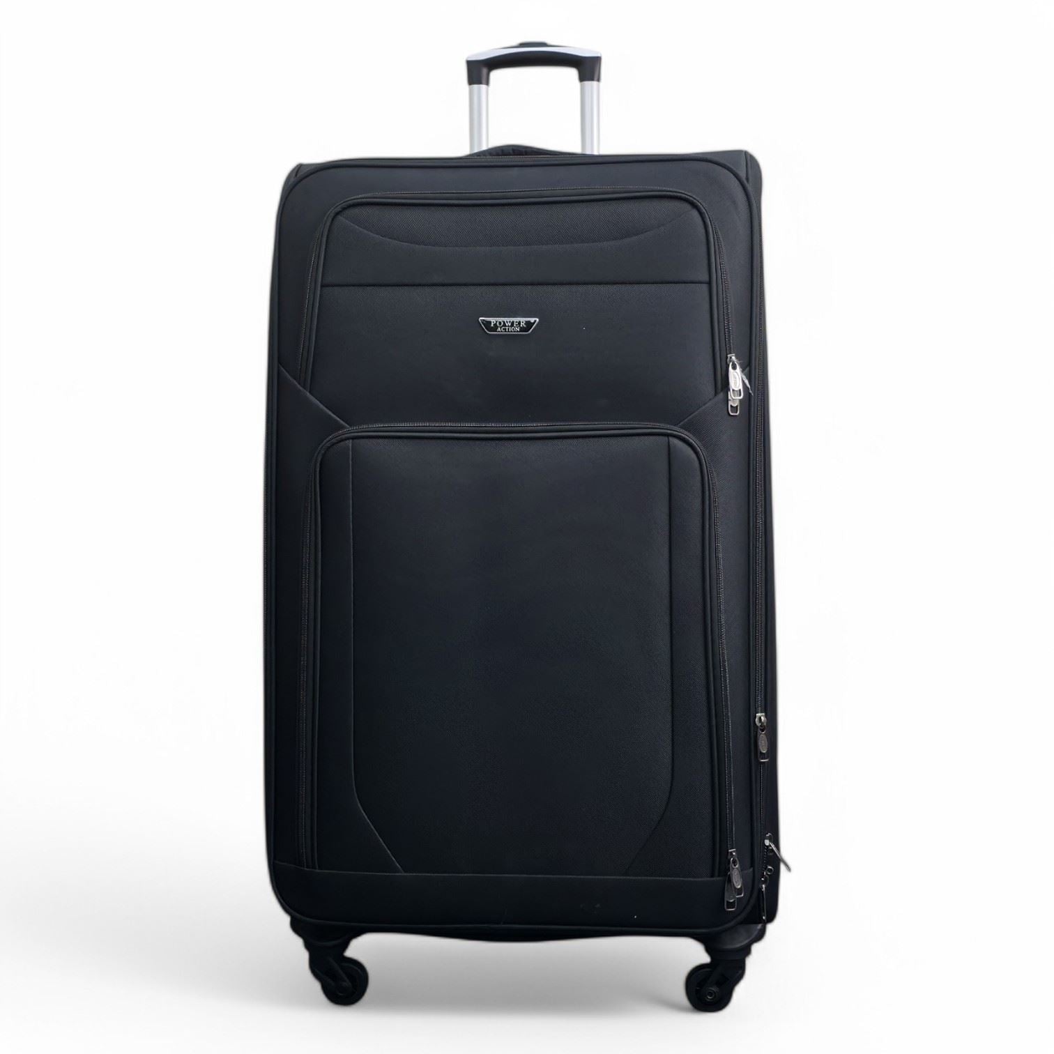 Nagoya X-Large Soft Shell Suitcase in Black