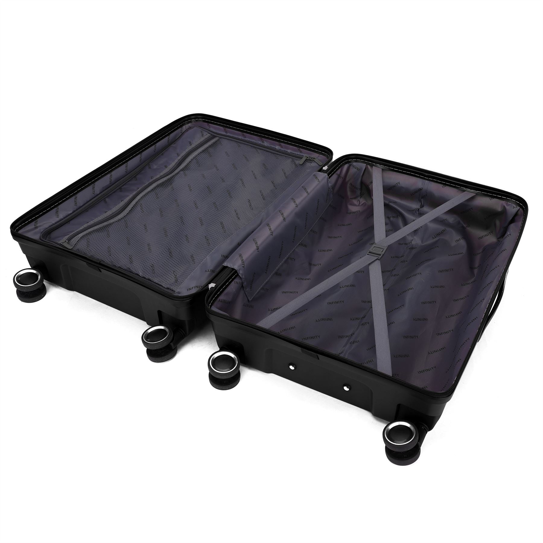 Burnaby Set of 3 Hard Shell Suitcase in Black