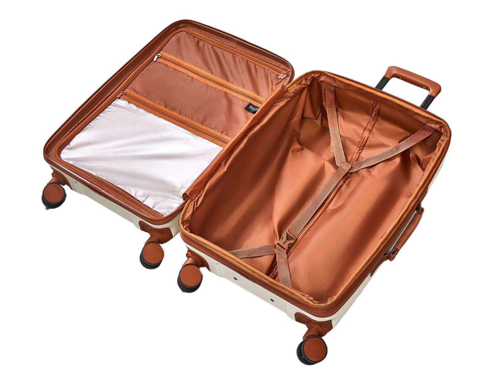 Anderson Large Hard Shell Suitcase in Cream