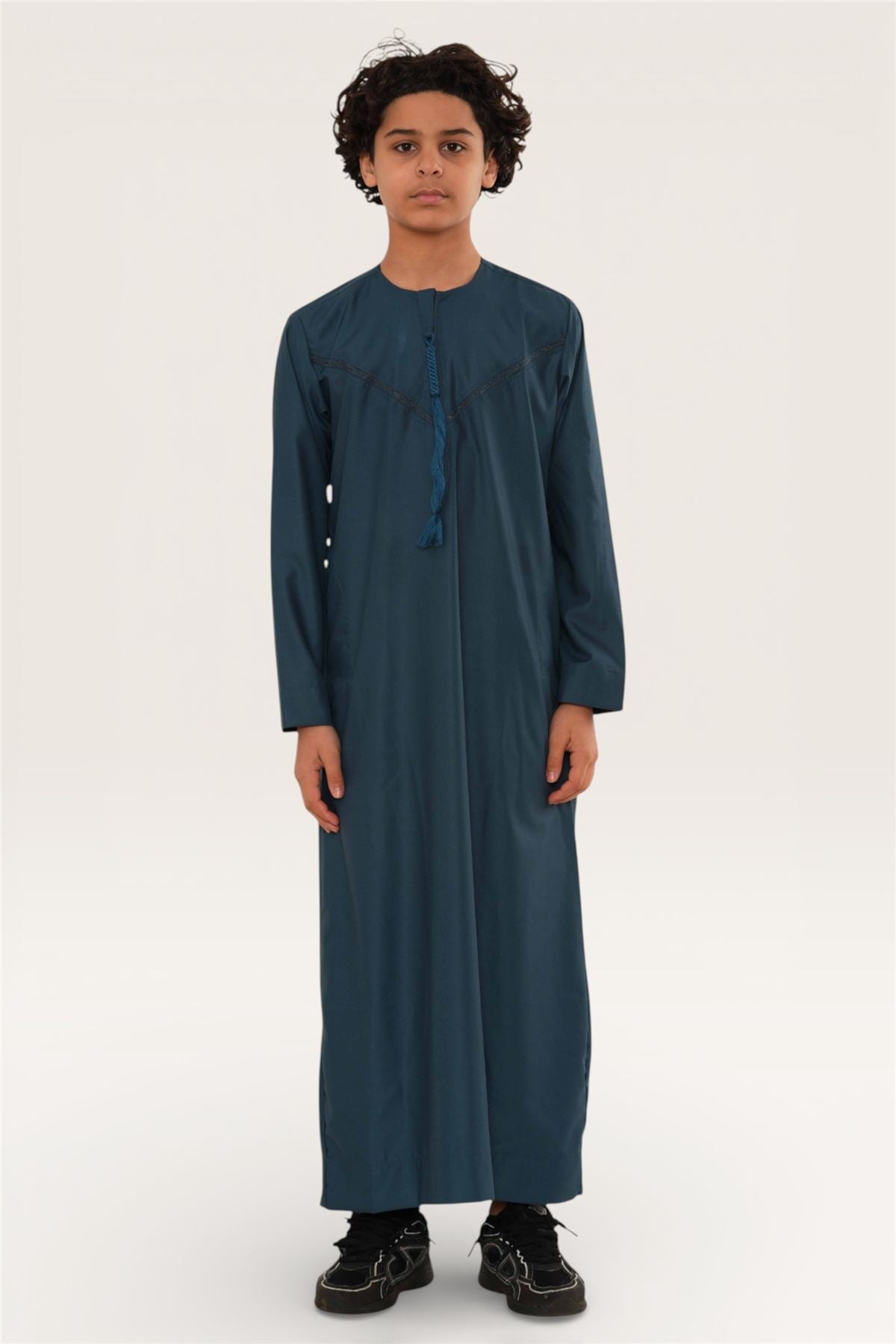 Kids Boys Ramadan Eid Moroccan Jubba Robe Djellaba Thobe - K-TT008