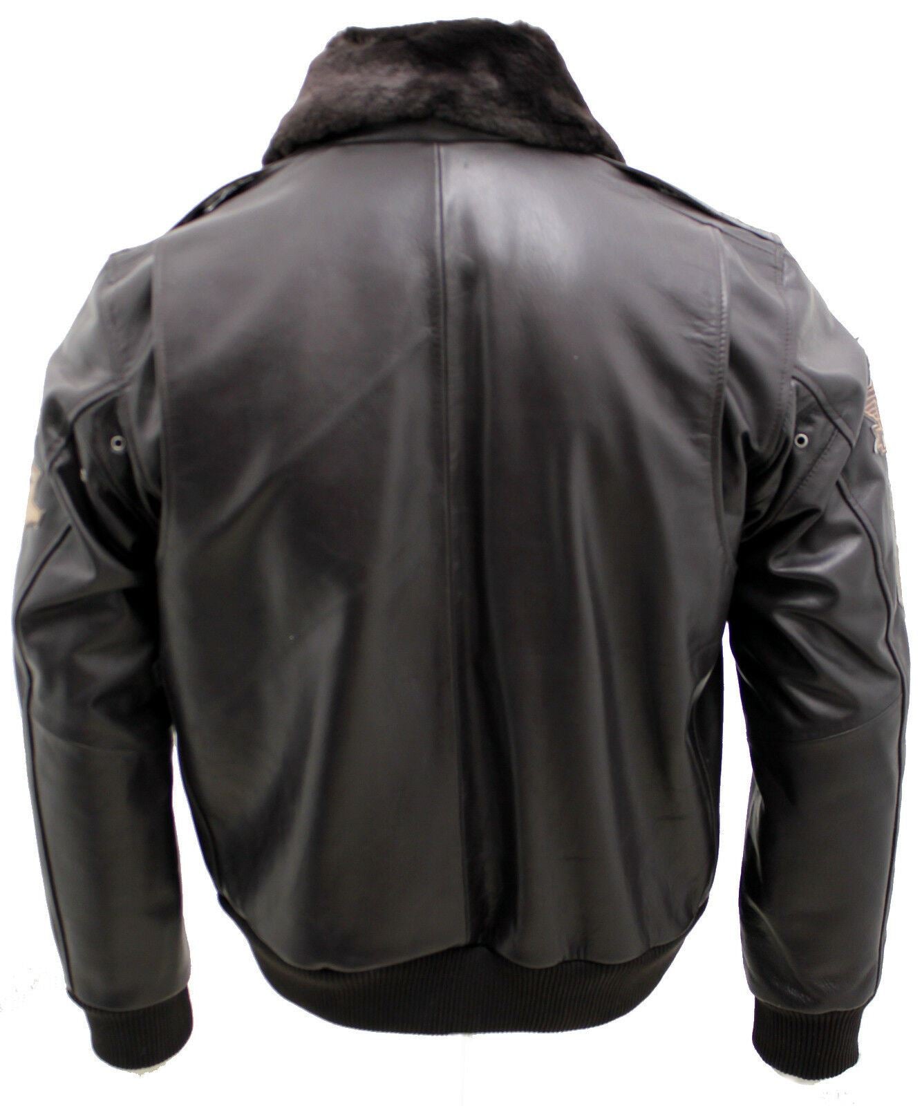 Mens US Badged Air Force Bomber Jacket-Clare
