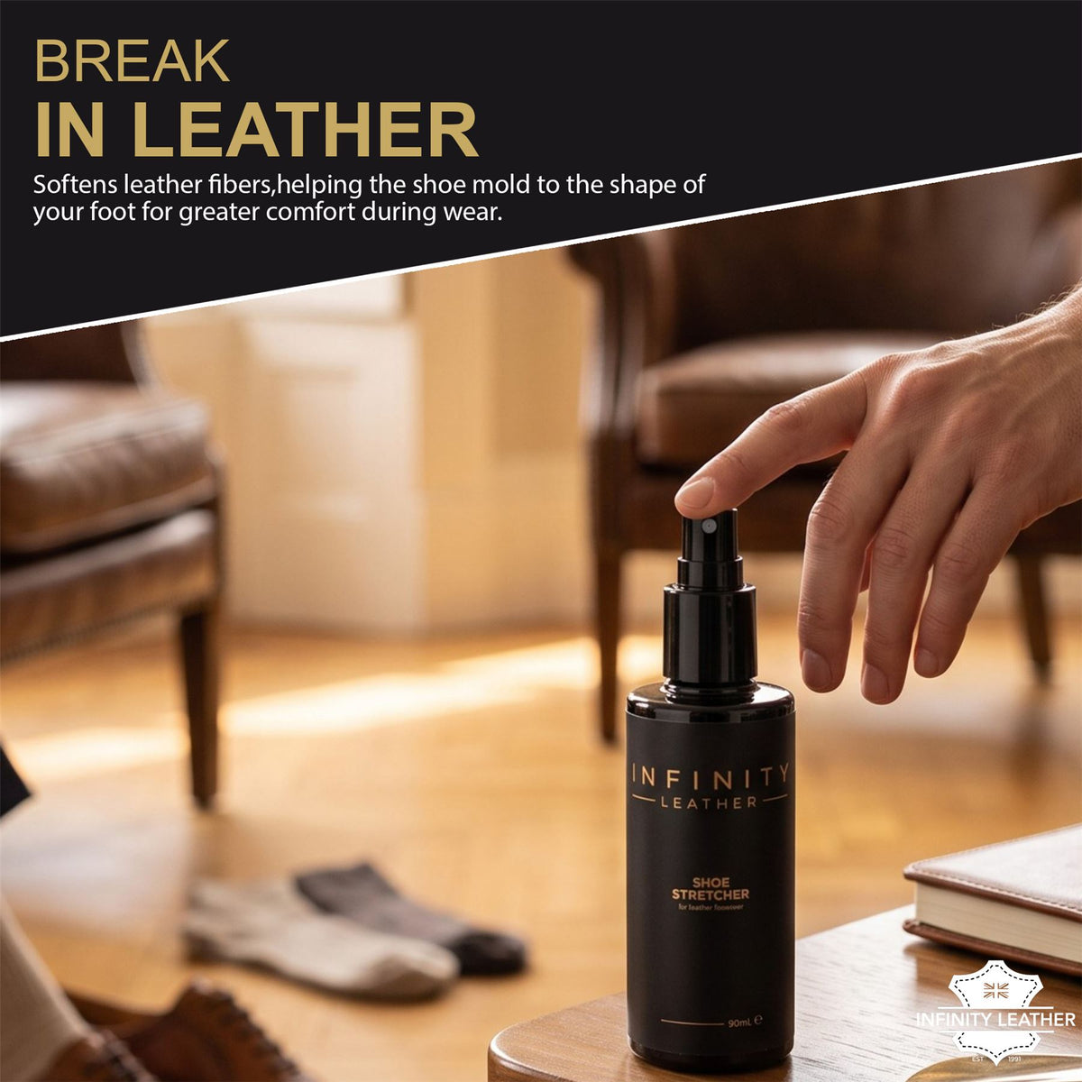 Leather & Fabric Softening Spray for Tight Shoes Stretcher