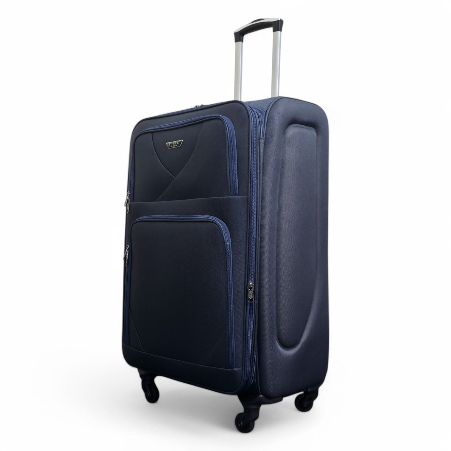 Nagoya Large Soft Shell Suitcase in Navy
