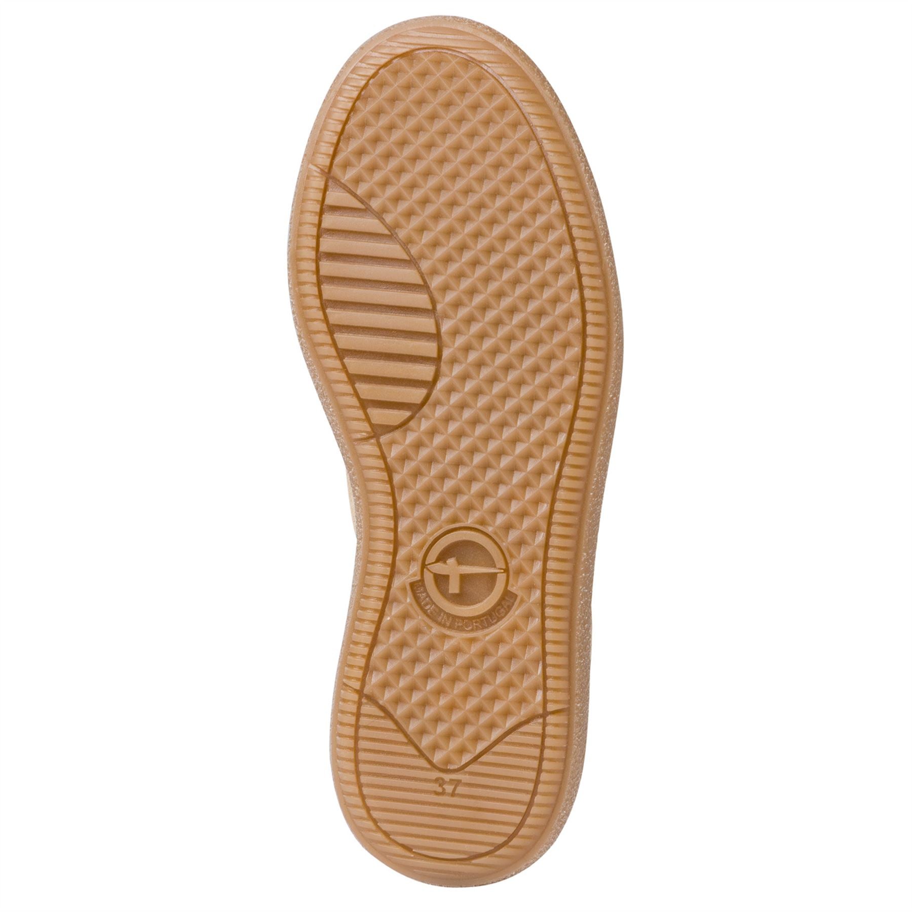 Tamaris Womens Leopard Black Leather Fashion Stripe Lace Up Sneakers