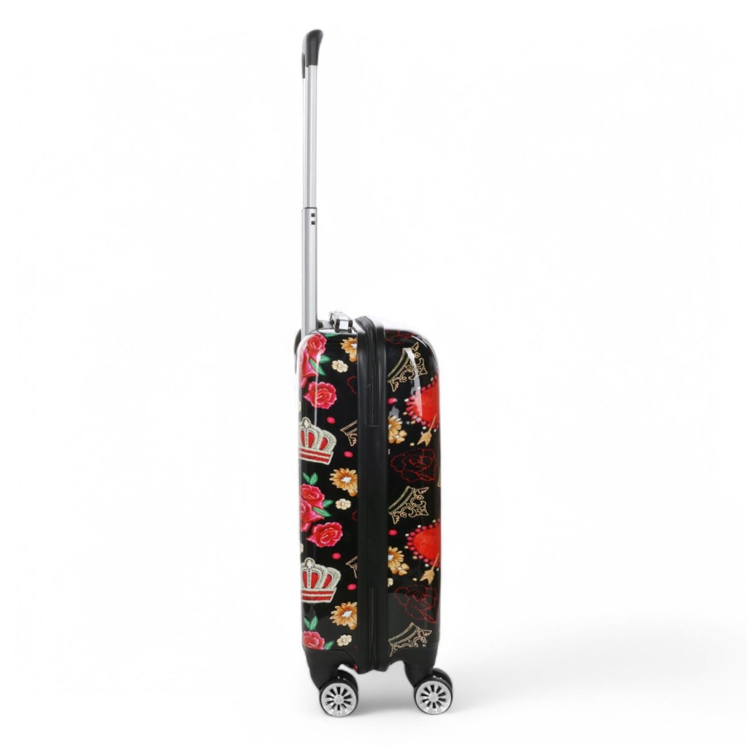 Ballina Cabin Hard Shell Suitcase in Black Queen Rosses