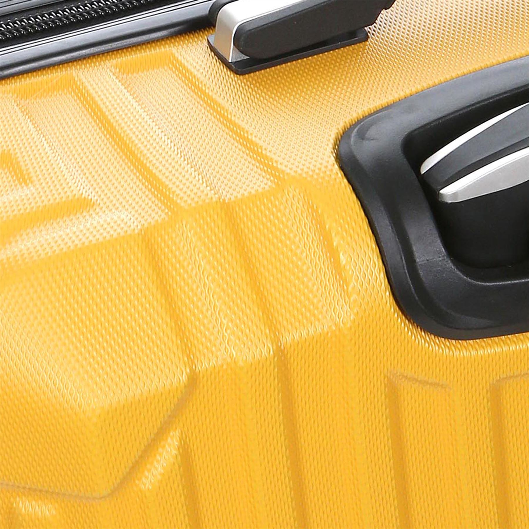 Corowa Large Hard Shell Suitcase in Yellow