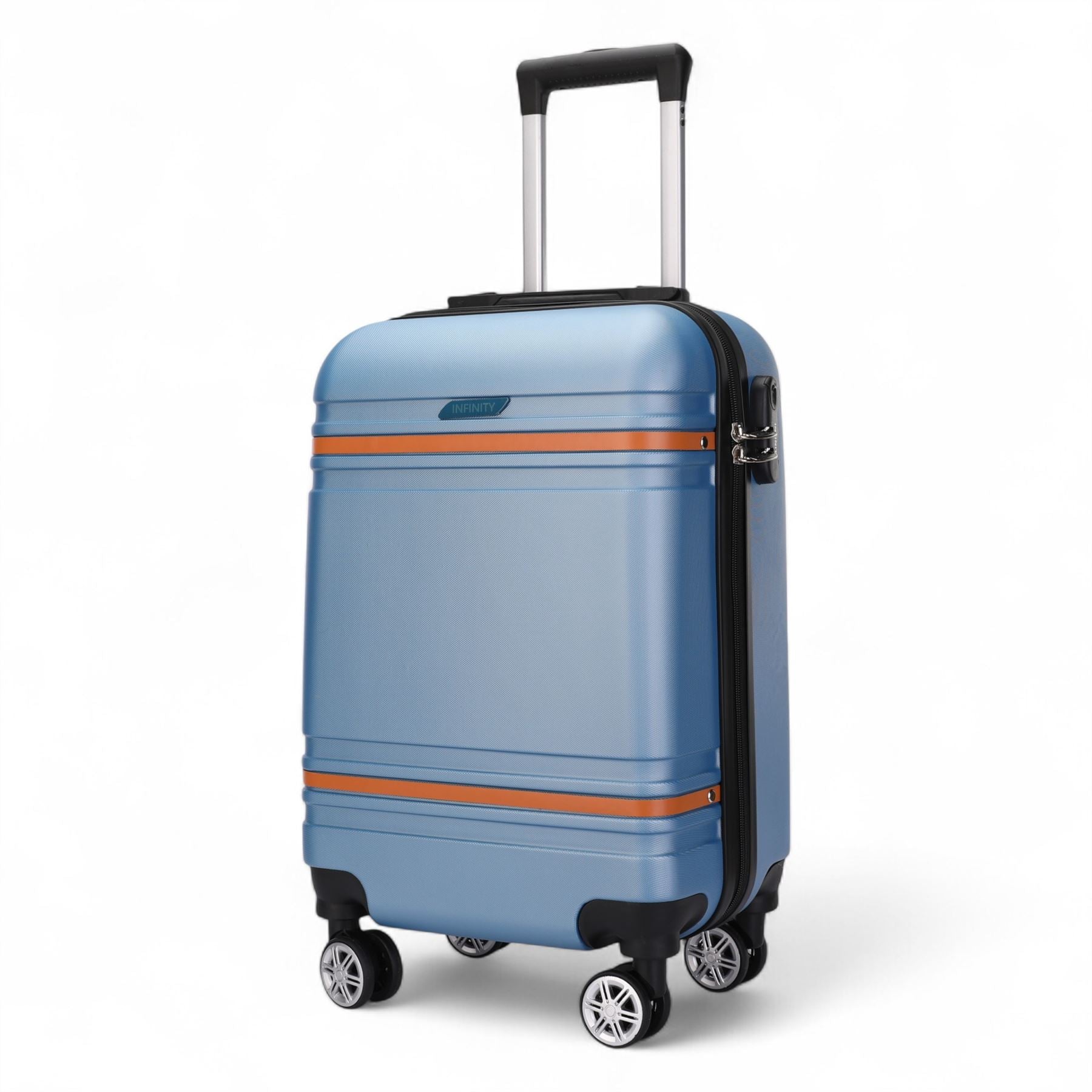 Calgary Cabin Hard Shell Suitcase in Blue