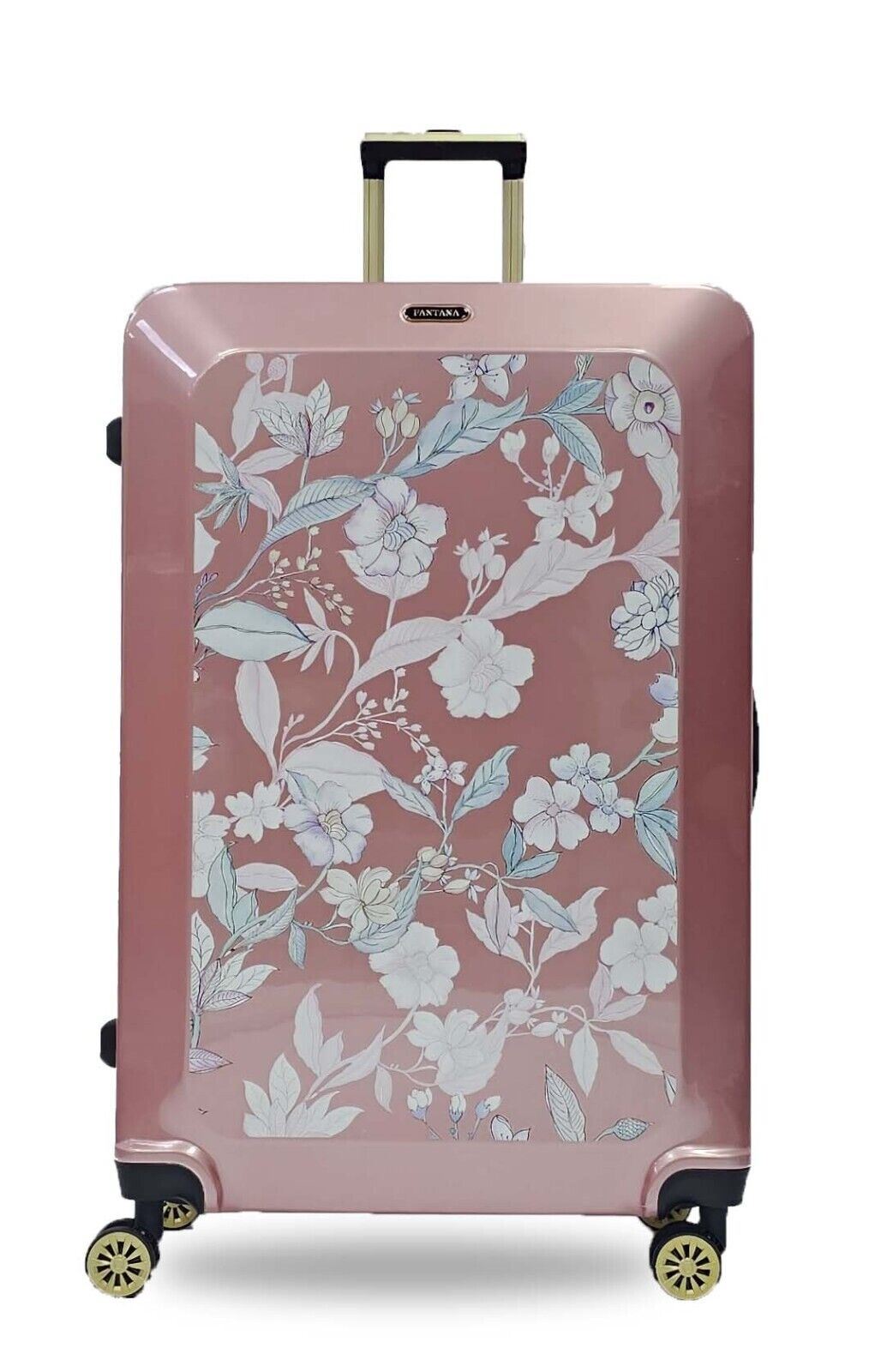 Hard Shell Flower Print Suitcase Luggage Set