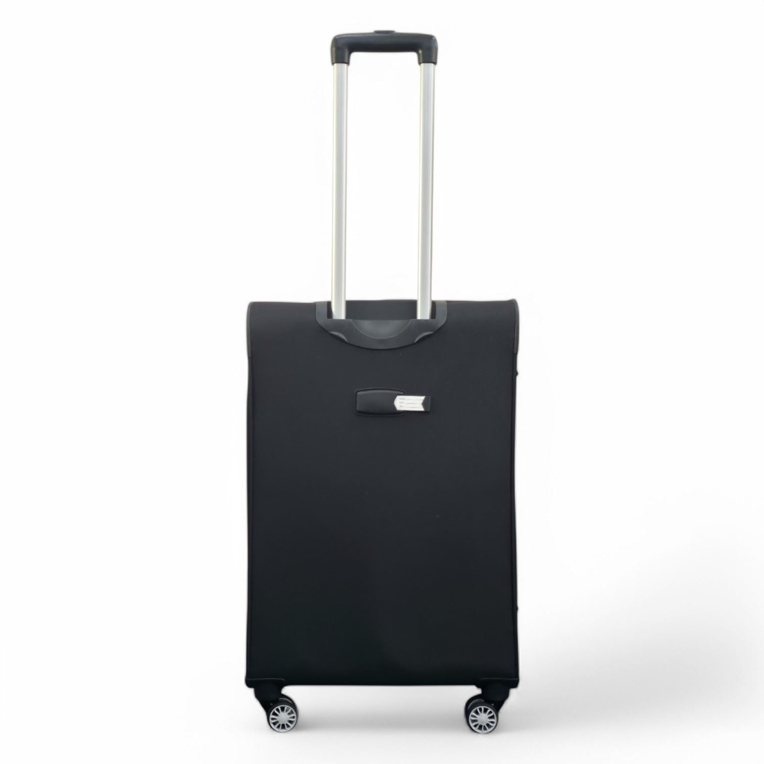 Forbes Medium Soft Shell Suitcase in Black