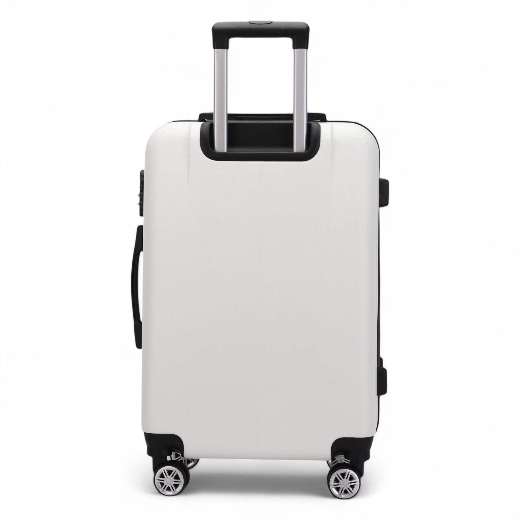 Calgary Large Hard Shell Suitcase in Cream White
