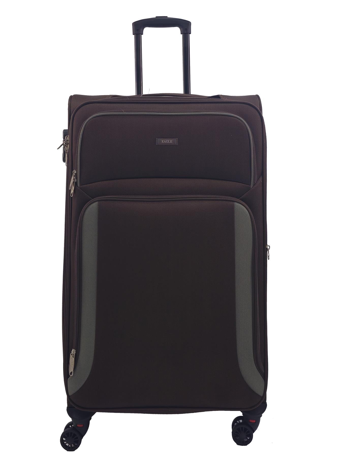 Ashland Large Soft Shell Suitcase in Brown