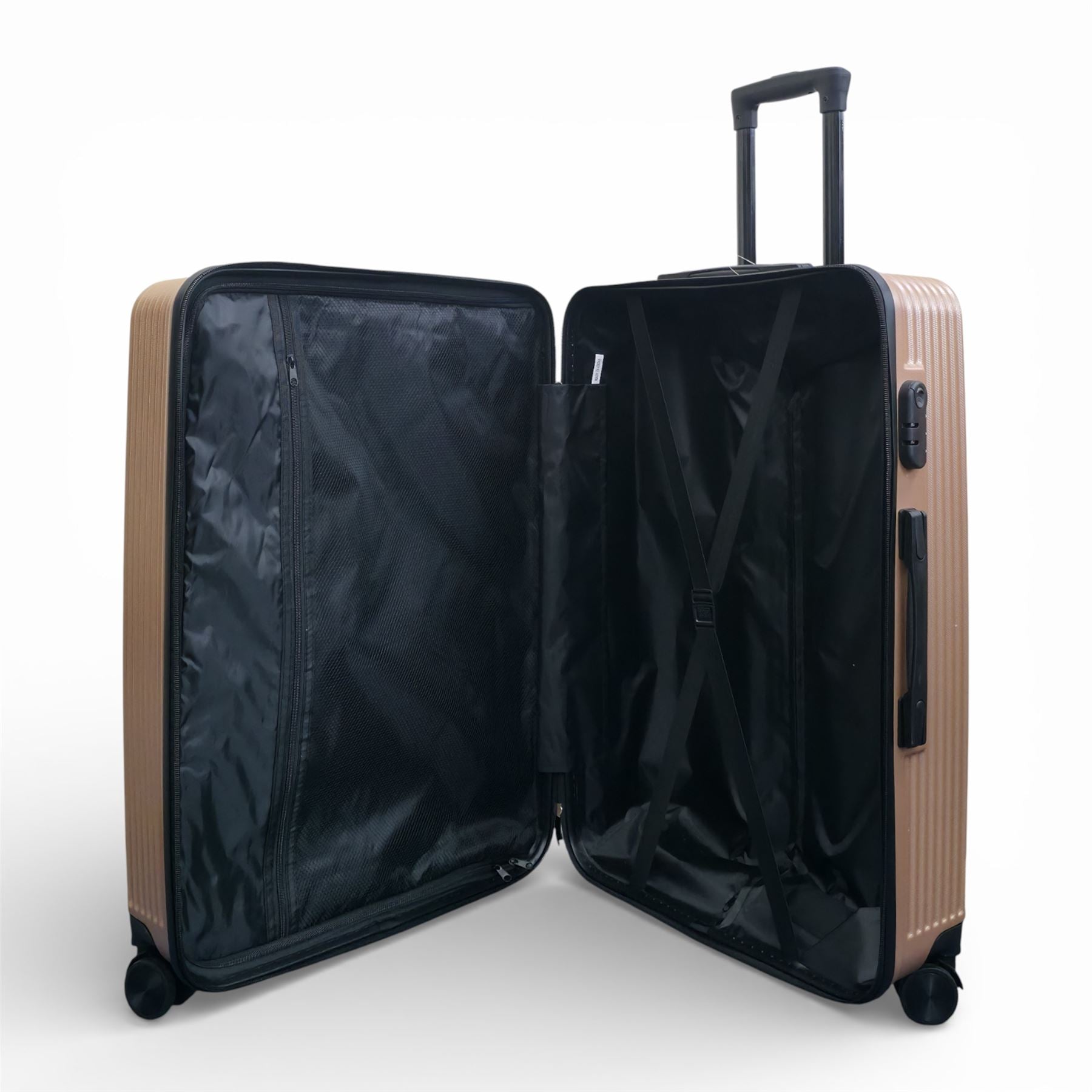 Junee Large Hard Shell Suitcase in Gold