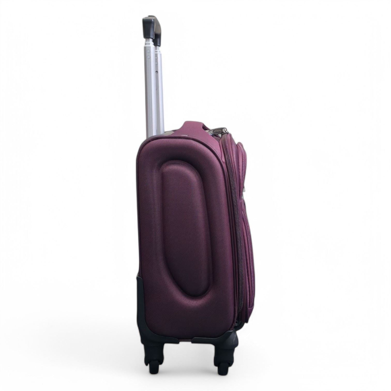 Nagoya Unserseat Soft Shell Suitcase in Purple