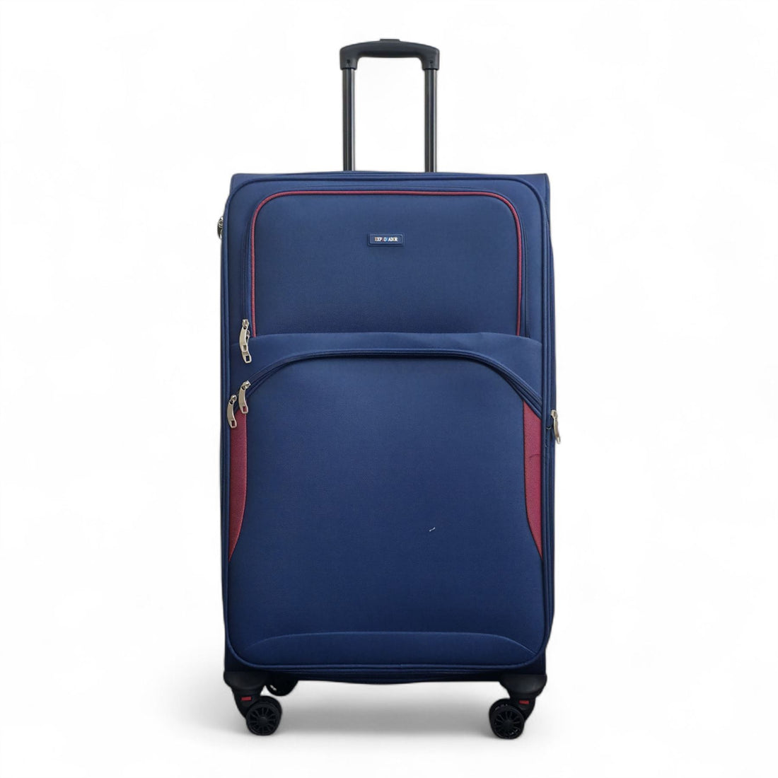 Gosford Large Soft Shell Suitcase in Navy Blue