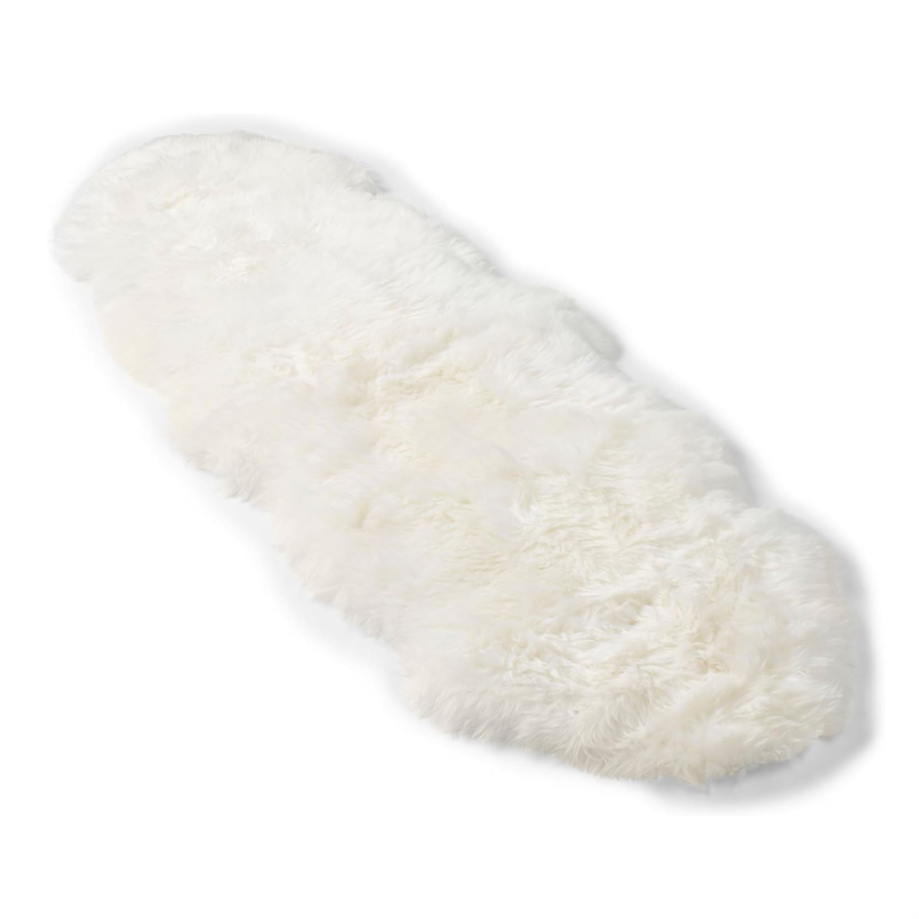 Genuine Sheepskin Double Natural Fluffy Silky Soft Real Wool Rug