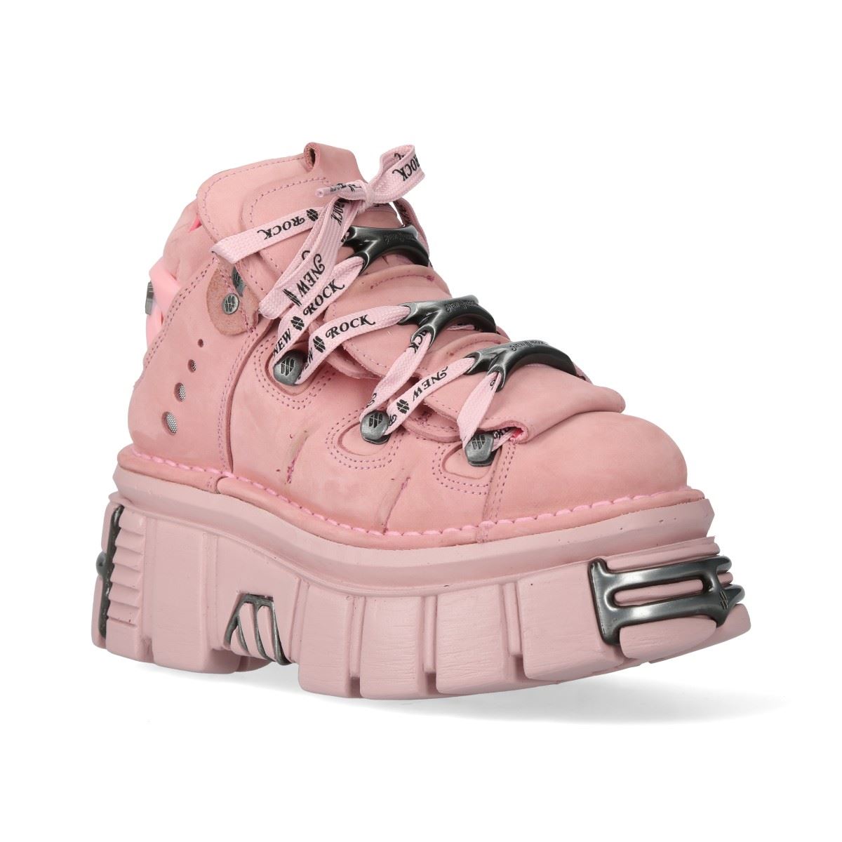Ankle Boot New Rock Boots Platform New Rock M-106-C153 Pink Tower