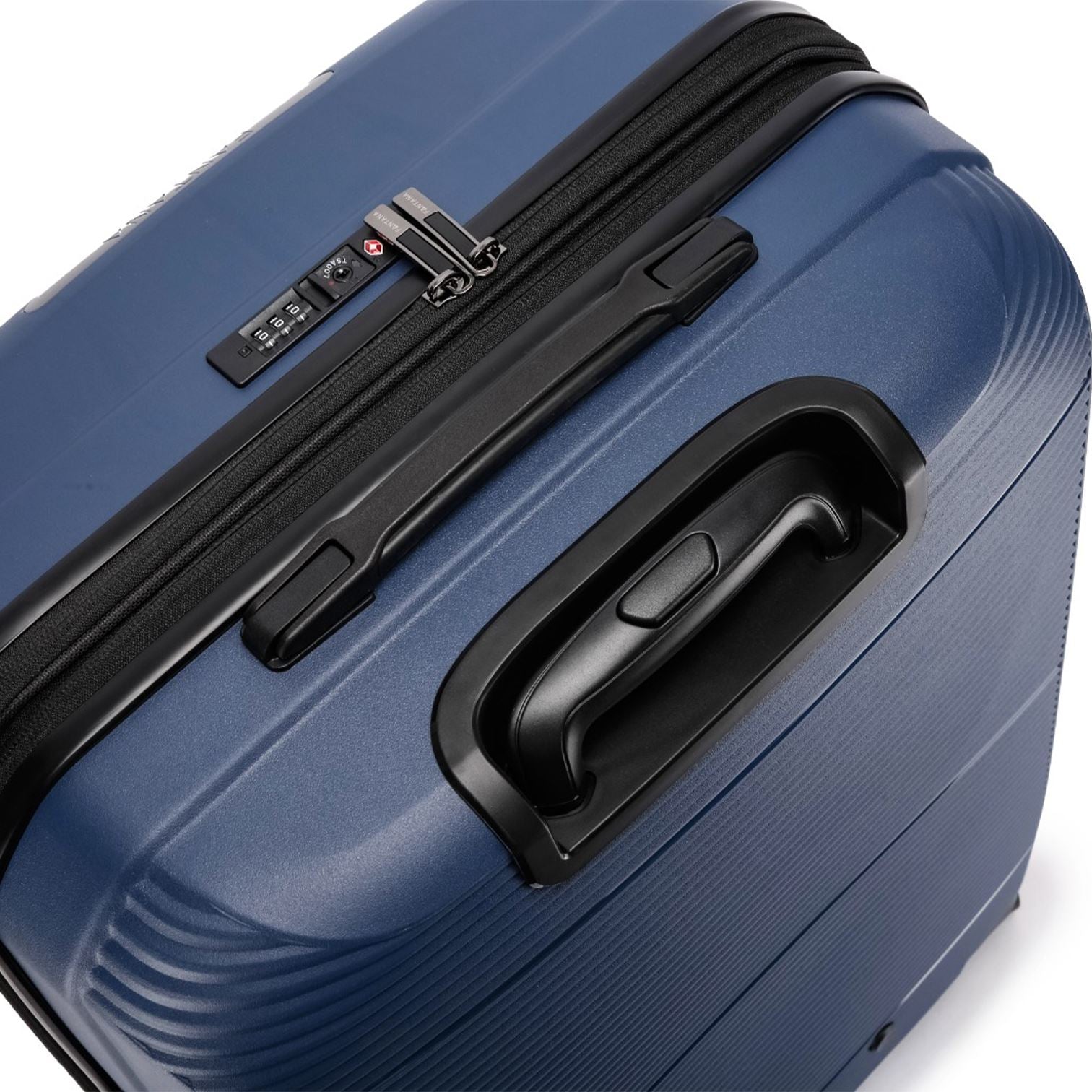 Abiko Set of 3 Hard Shell Suitcase in Navy