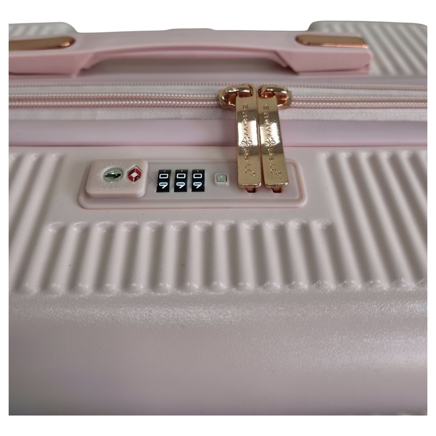 Cowra Large Hard Shell Suitcase in Rose Gold
