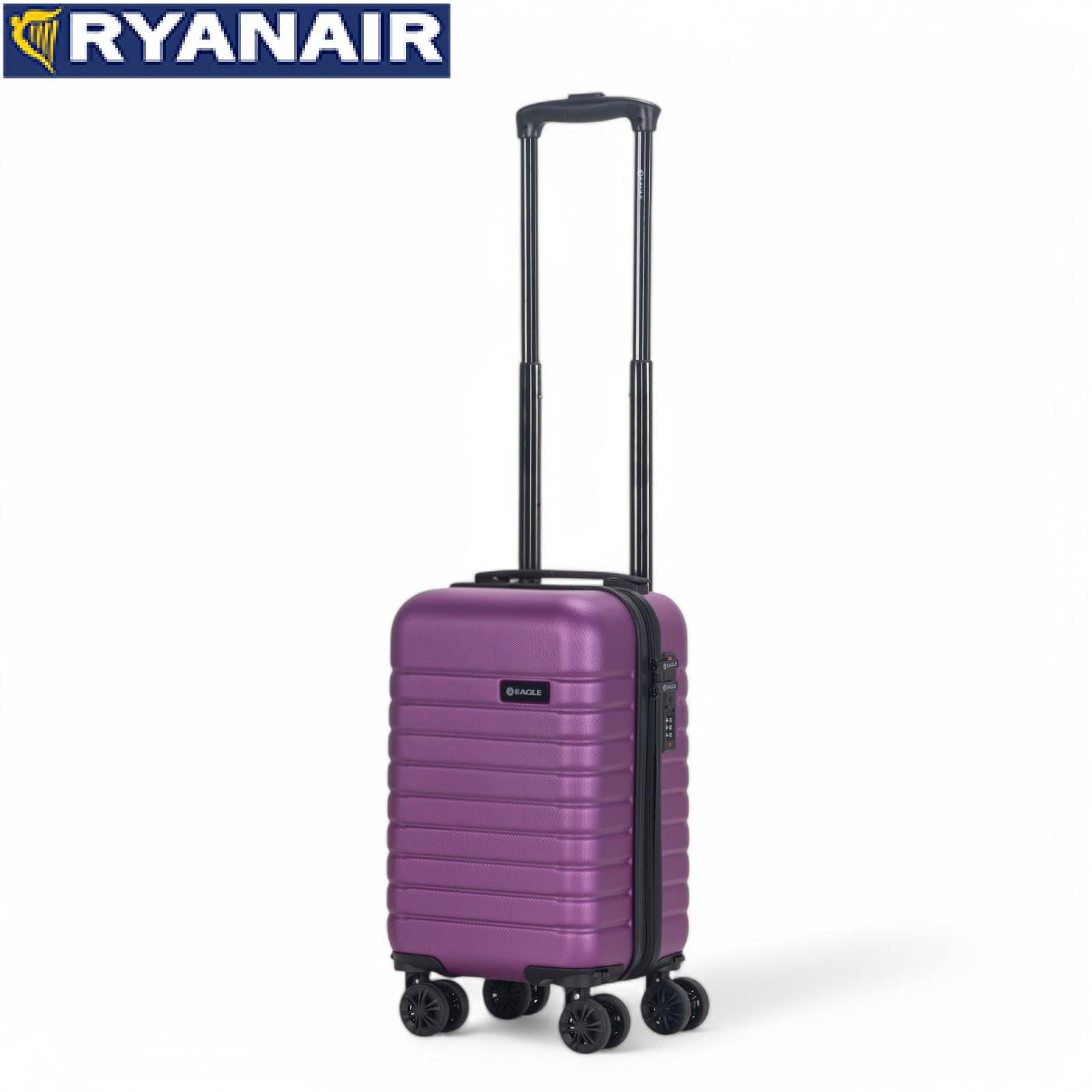 Koga Underseat Hard Shell Suitcase in Purple