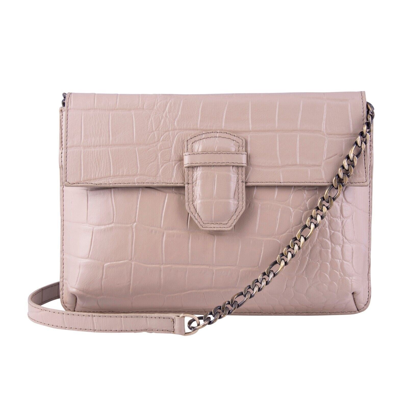 Womens Leather Clutch Cross Body Shoulder Printed Cowhide Bag