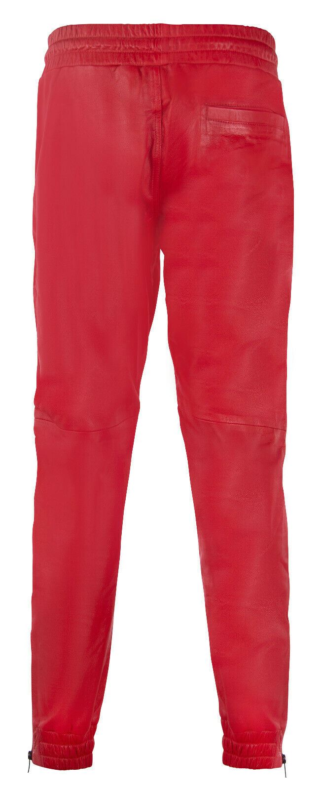 Mens Comfort Leather Jogging Bottoms-Halifax