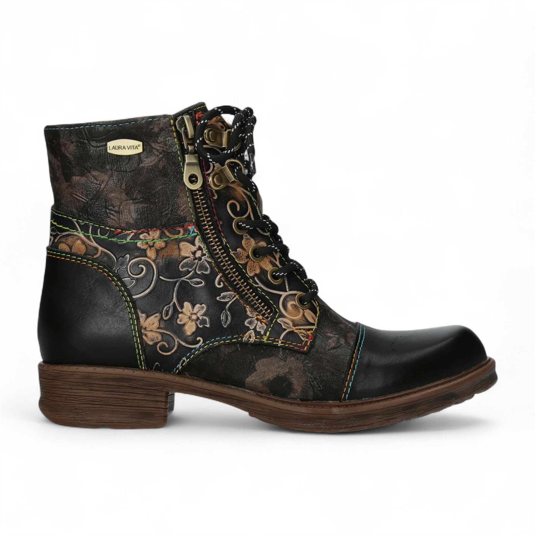 Boot Stiefeletten Gothic Gothic Stiefel Stiefel Schwarz Nieten