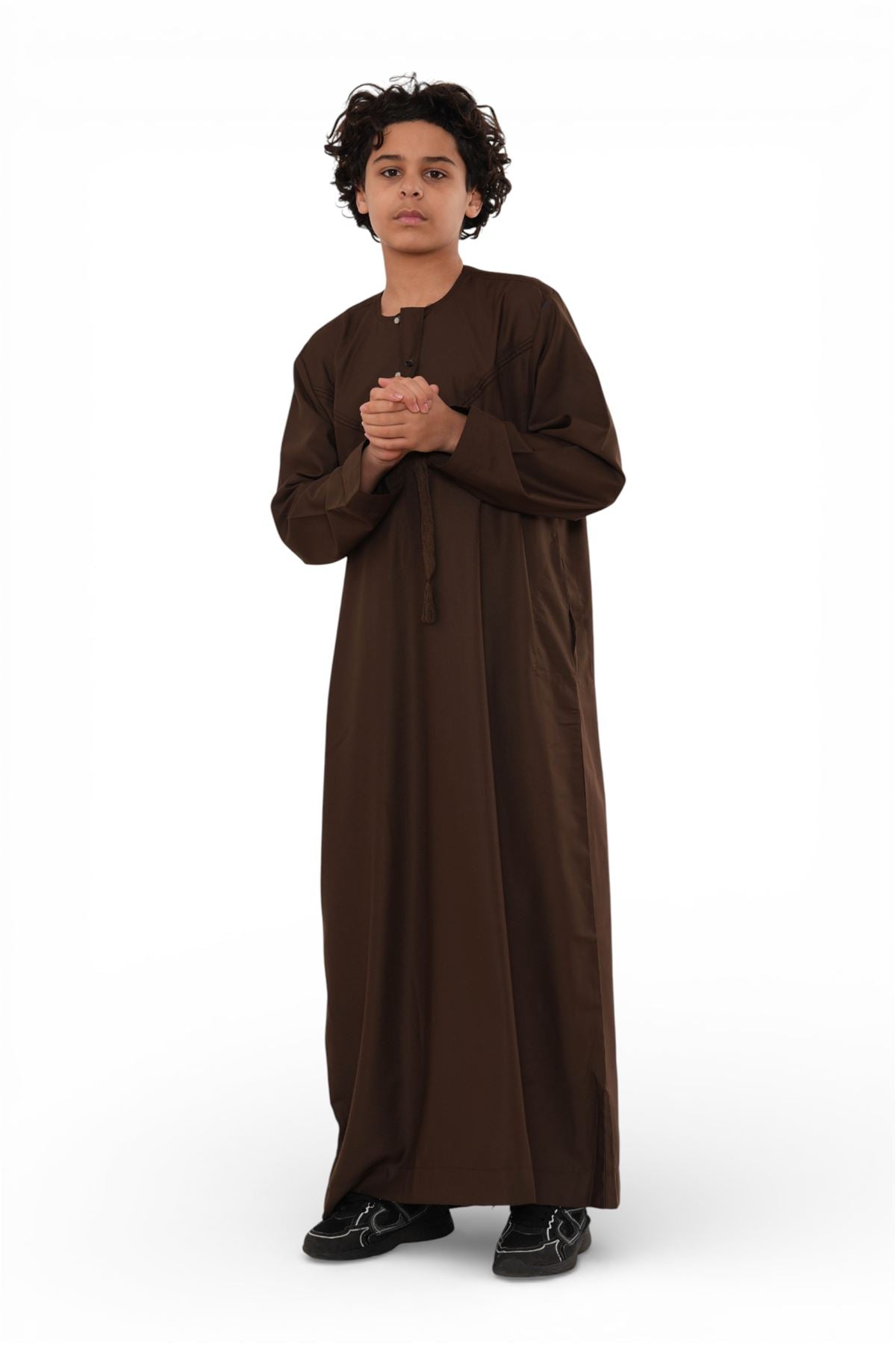 Kids Boys Eid Moroccan Jubba Robe Djellaba Ramadan Eid Thobe - K-HM11