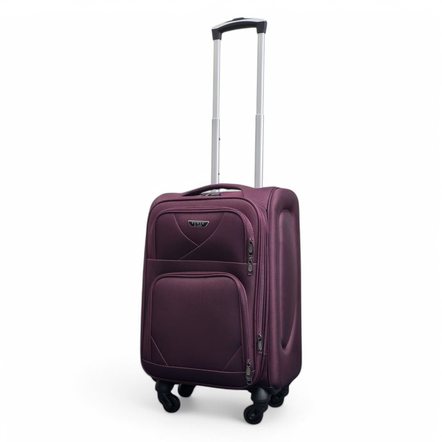 Nagoya Cabin Soft Shell Suitcase in Purple