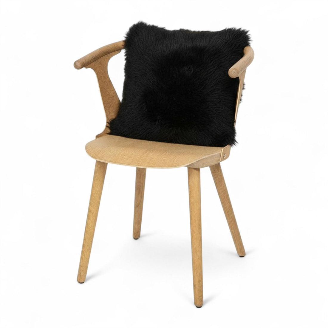 Genuine Sheepskin 40x40cm Real Wool Single Sided Cushion