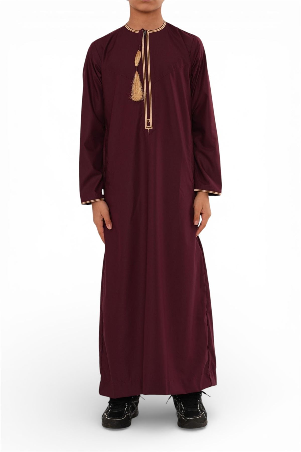 Kids Boys Ramadan Moroccan Thobe Robe Emirati Eid Jubba- TT-003