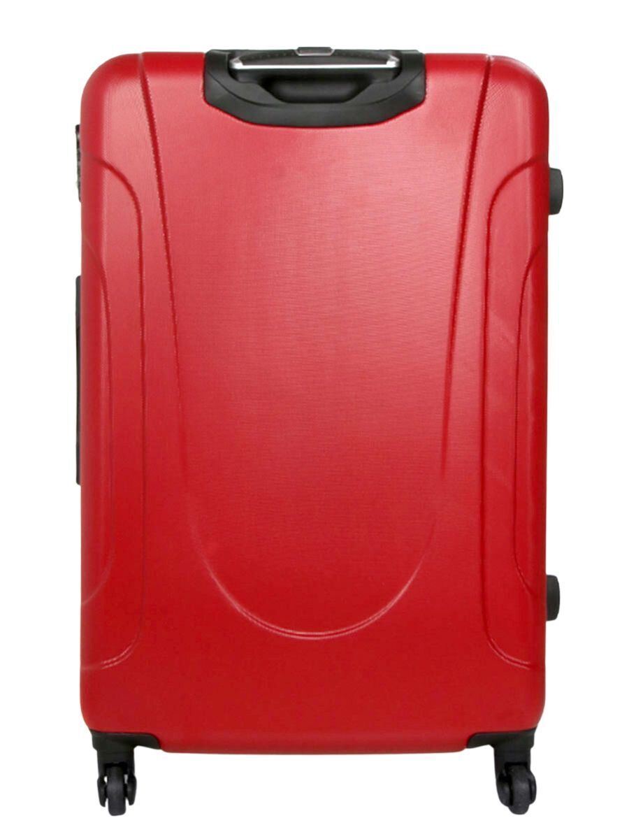 Crossville Large Hard Shell Suitcase in Red