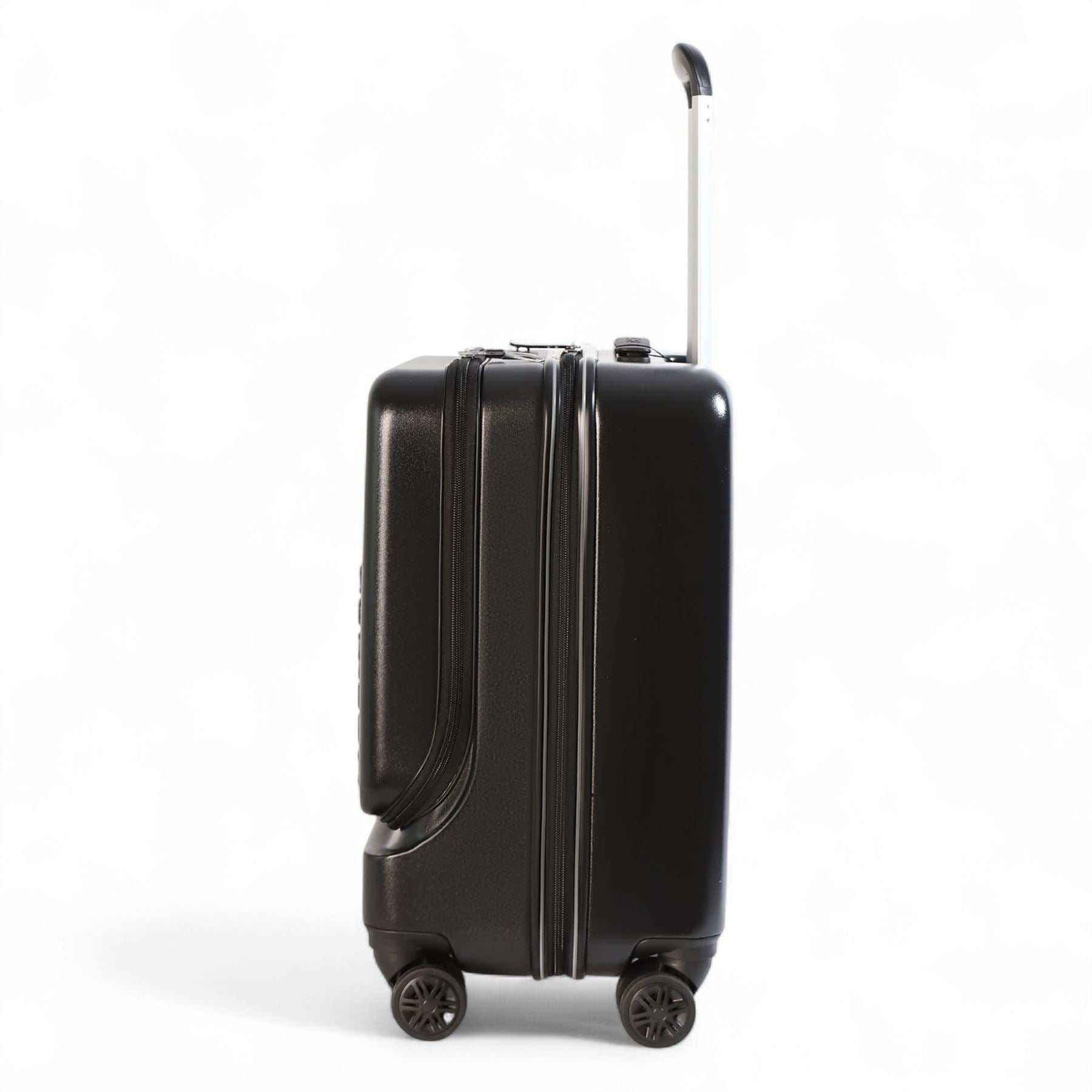 Durable EasyJet Ryanair 39 x 26 x 51.5 cm Black Front Open Cabin Luggage Travel Suitcase