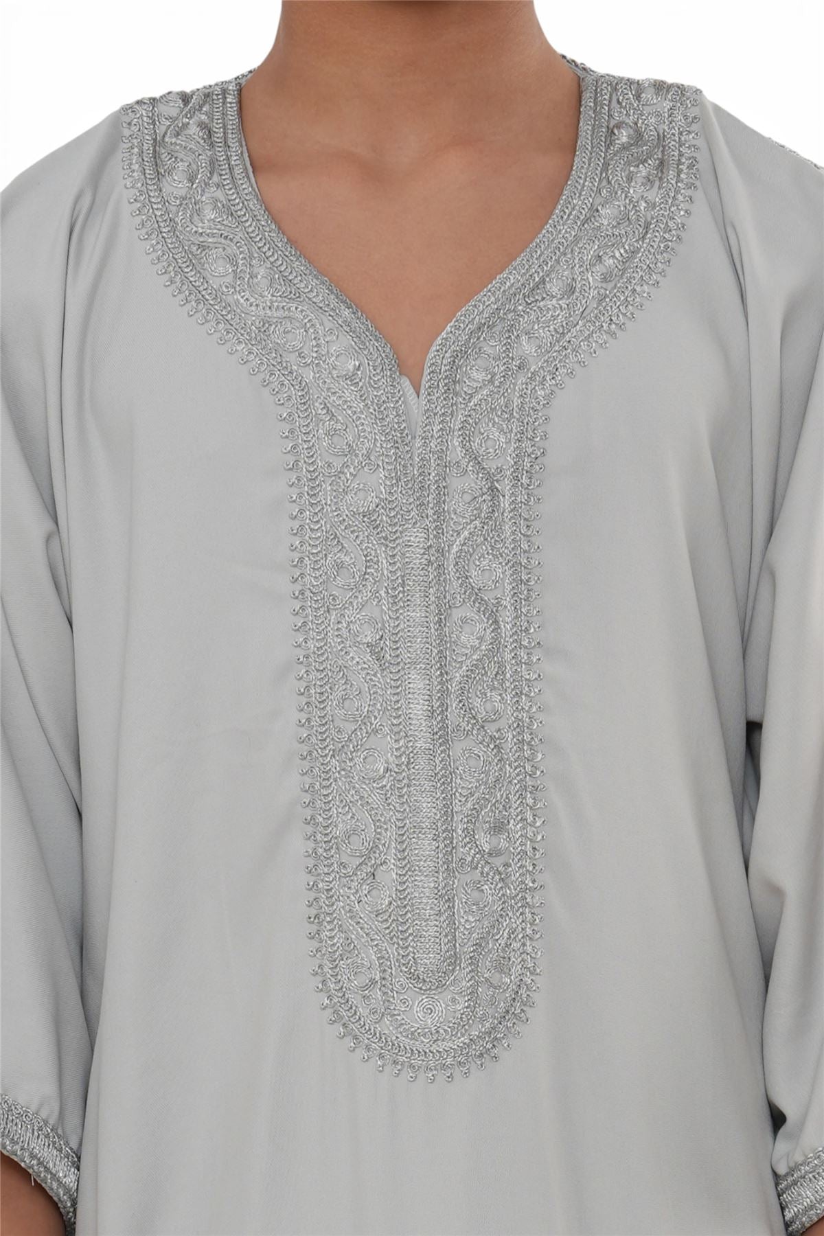 Kids Boys Moroccan Thobe Robe Eid Djellaba Gandoura Jubba- K-HM65