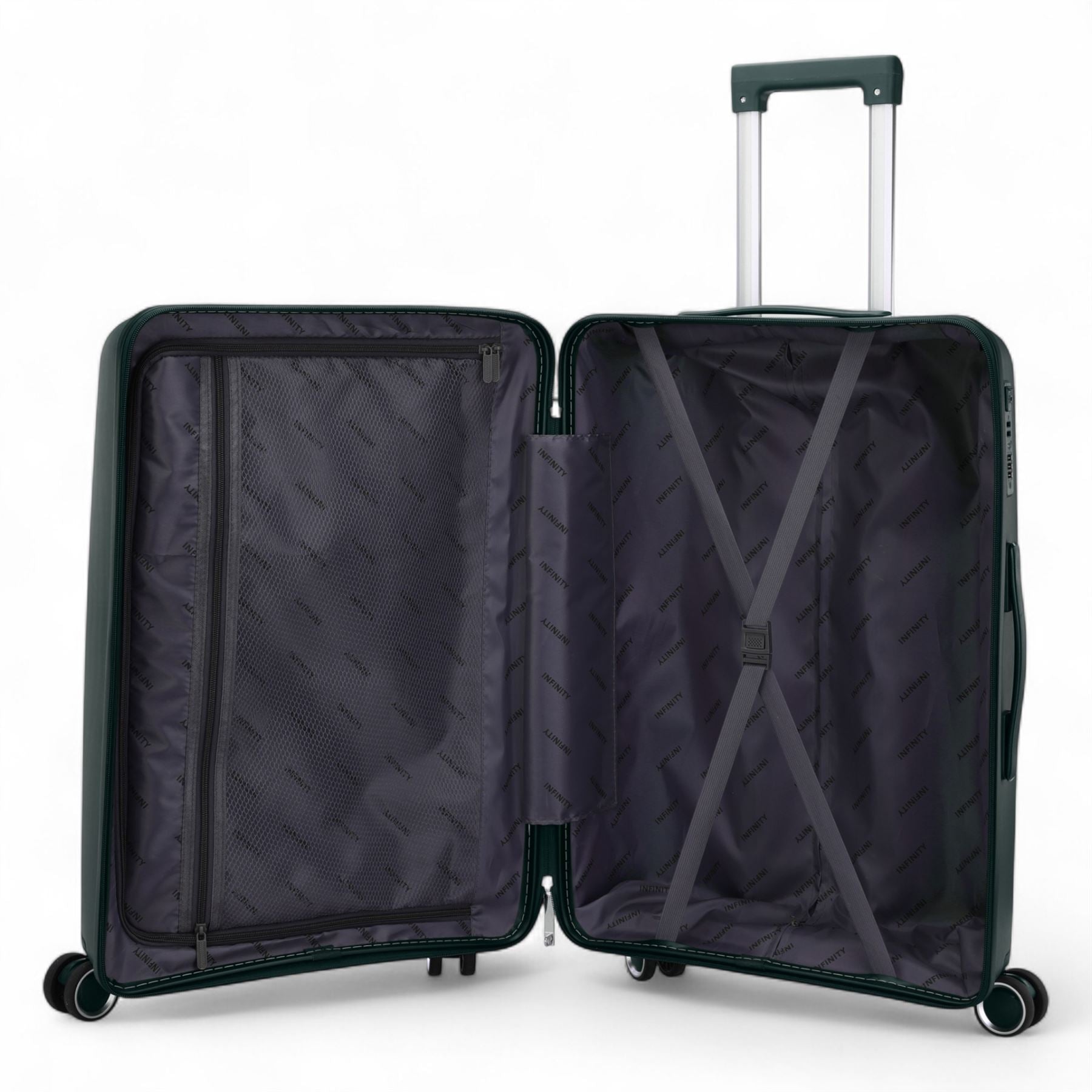Burnaby Large Hard Shell Suitcase in Green