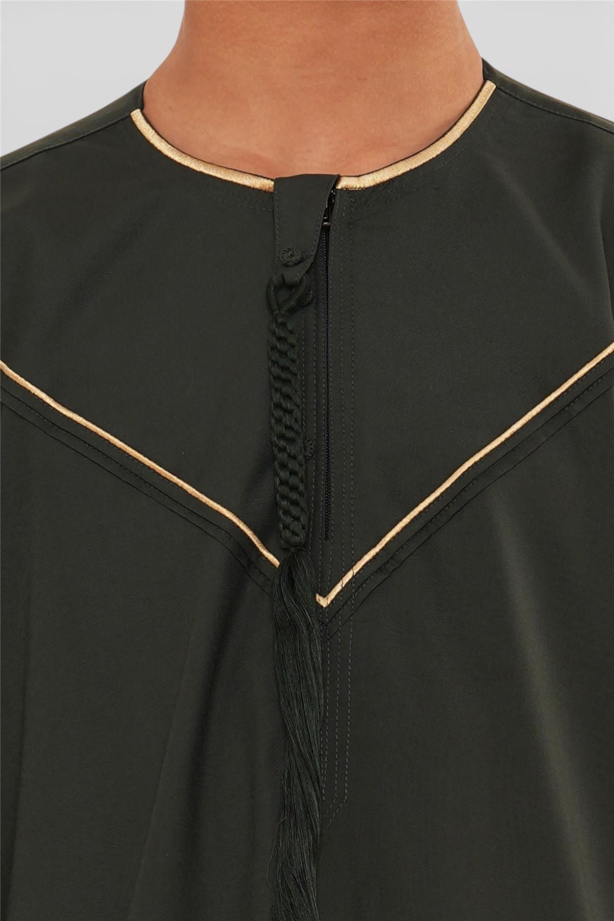 Kids Boys Ramadan Moroccan Jubba Robe Djellaba Eid Thobe - K-TT-006