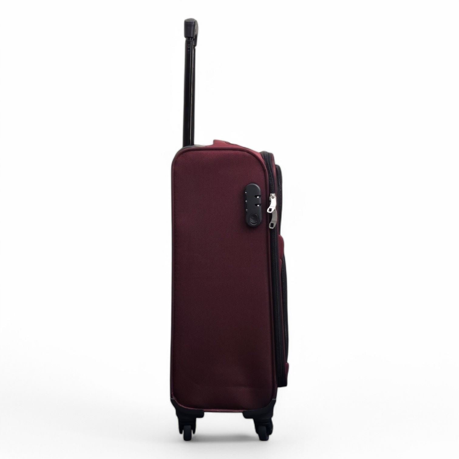 Tahara Cabin Soft Shell Suitcase in Wine