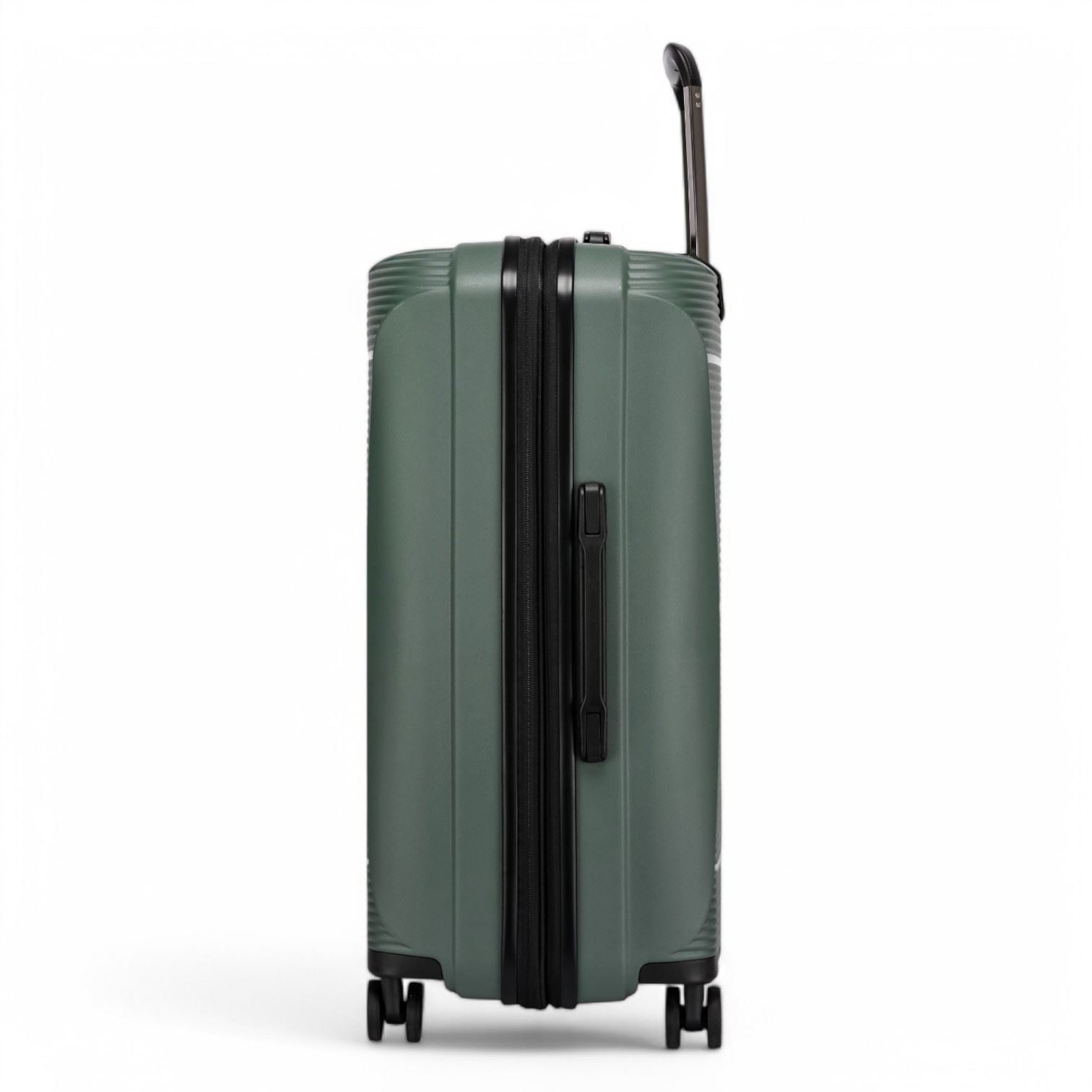 Abiko Large Hard Shell Suitcase in Olive